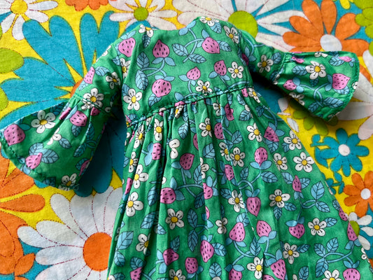 Liberty Green Strawberry Fields Beatles Psychedelic Dress