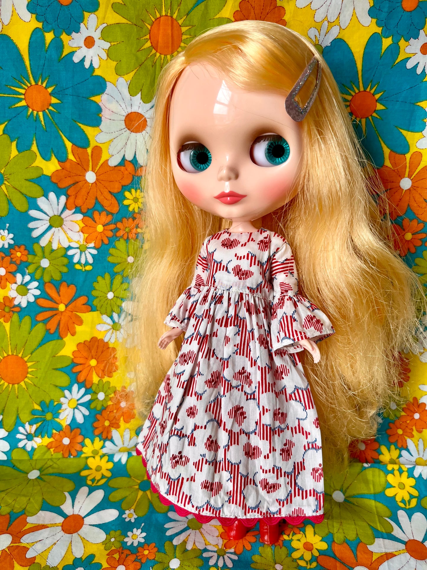 Liberty Sixties Celia Birtwell inspired Psychedelic Dress