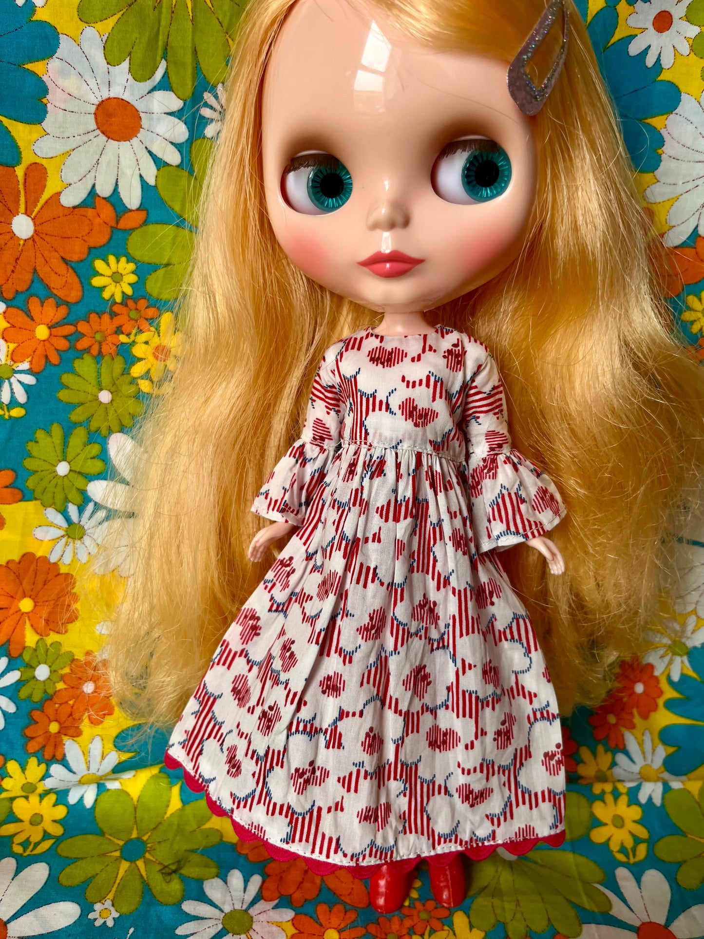 Liberty Sixties Celia Birtwell inspired Psychedelic Dress