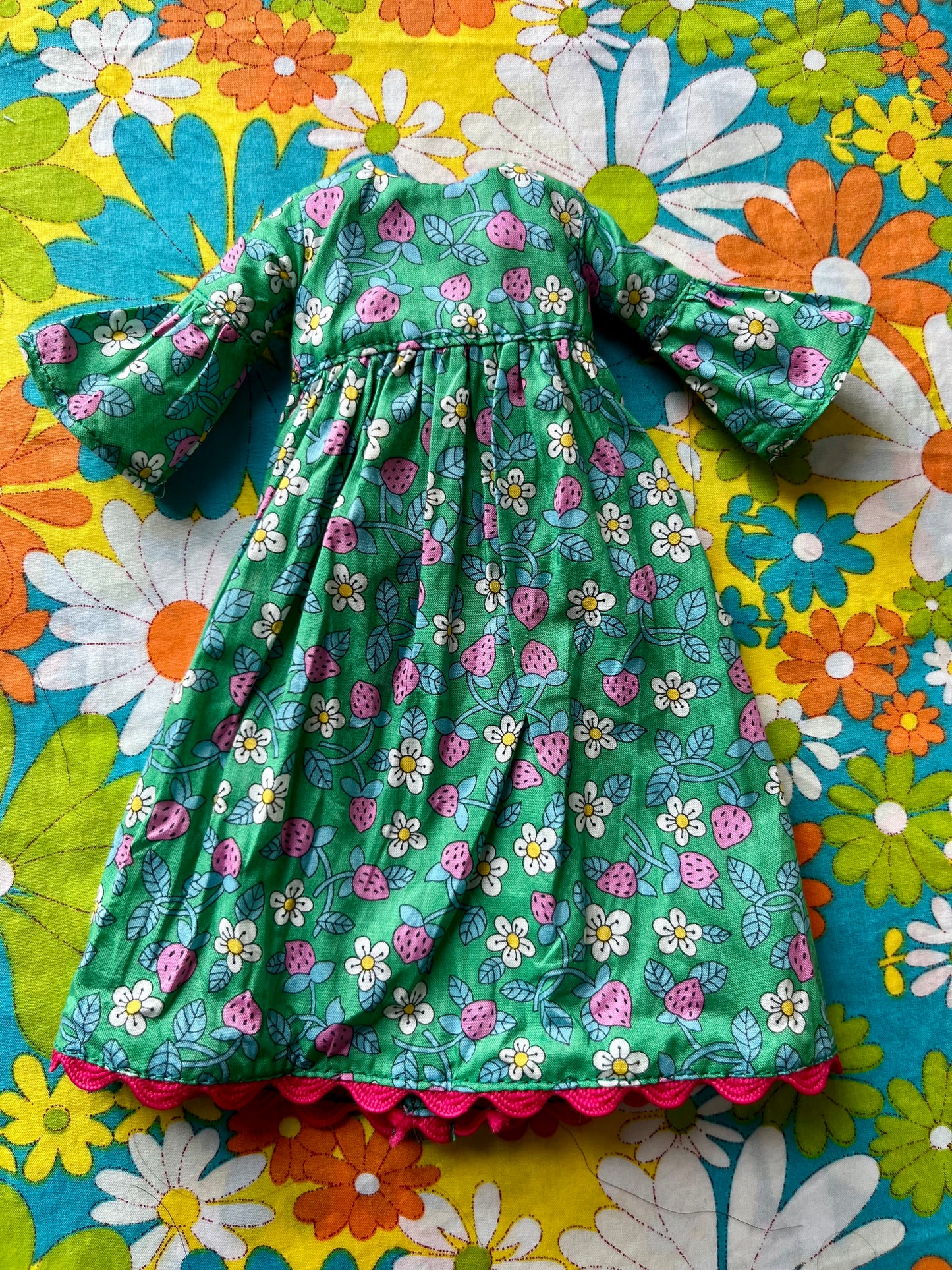 Liberty Green Strawberry Fields Beatles Psychedelic Dress