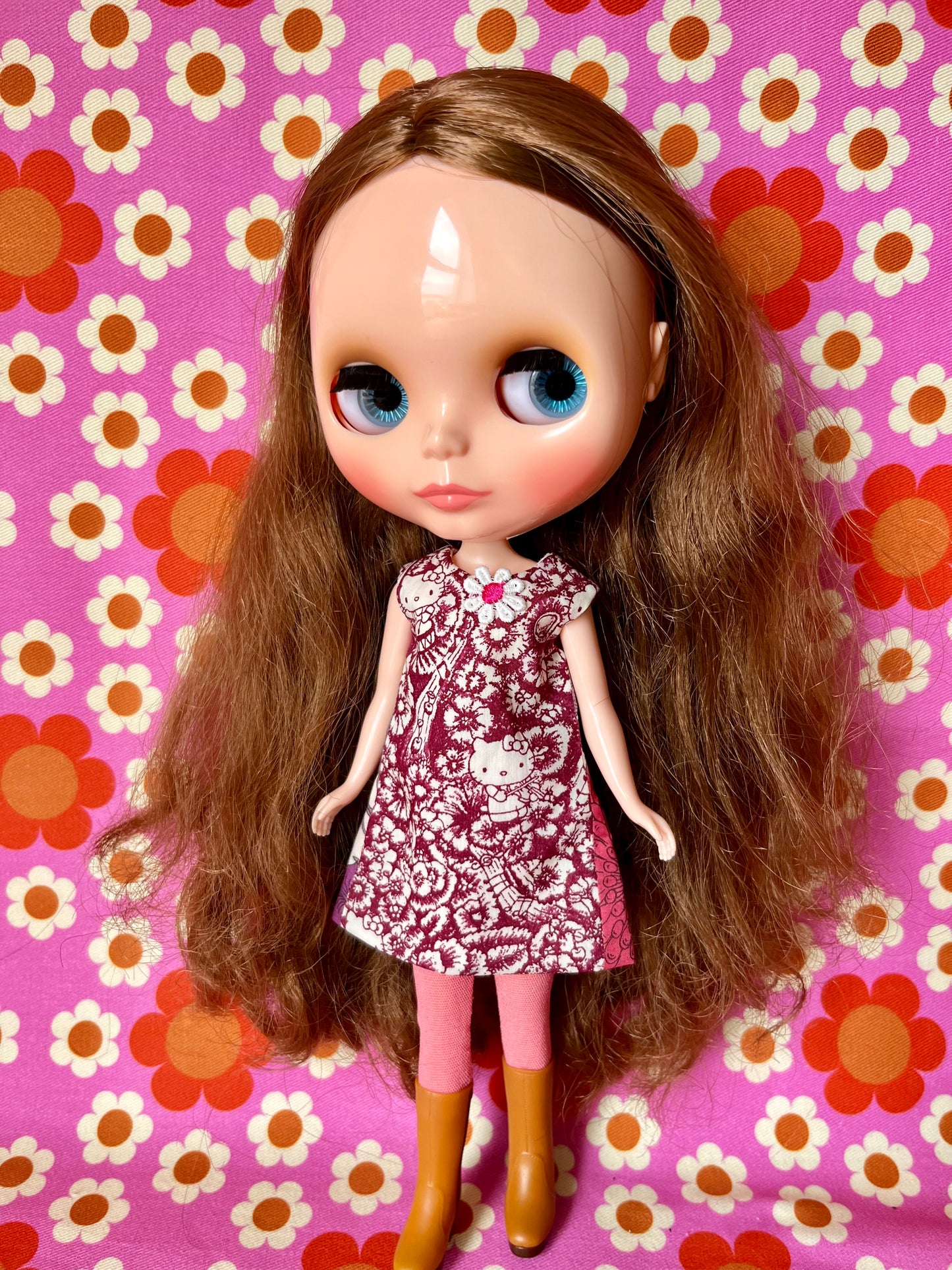 Hello Kitty Liberty Limited Edition Shift Dress & Cardigan for Blythe Doll