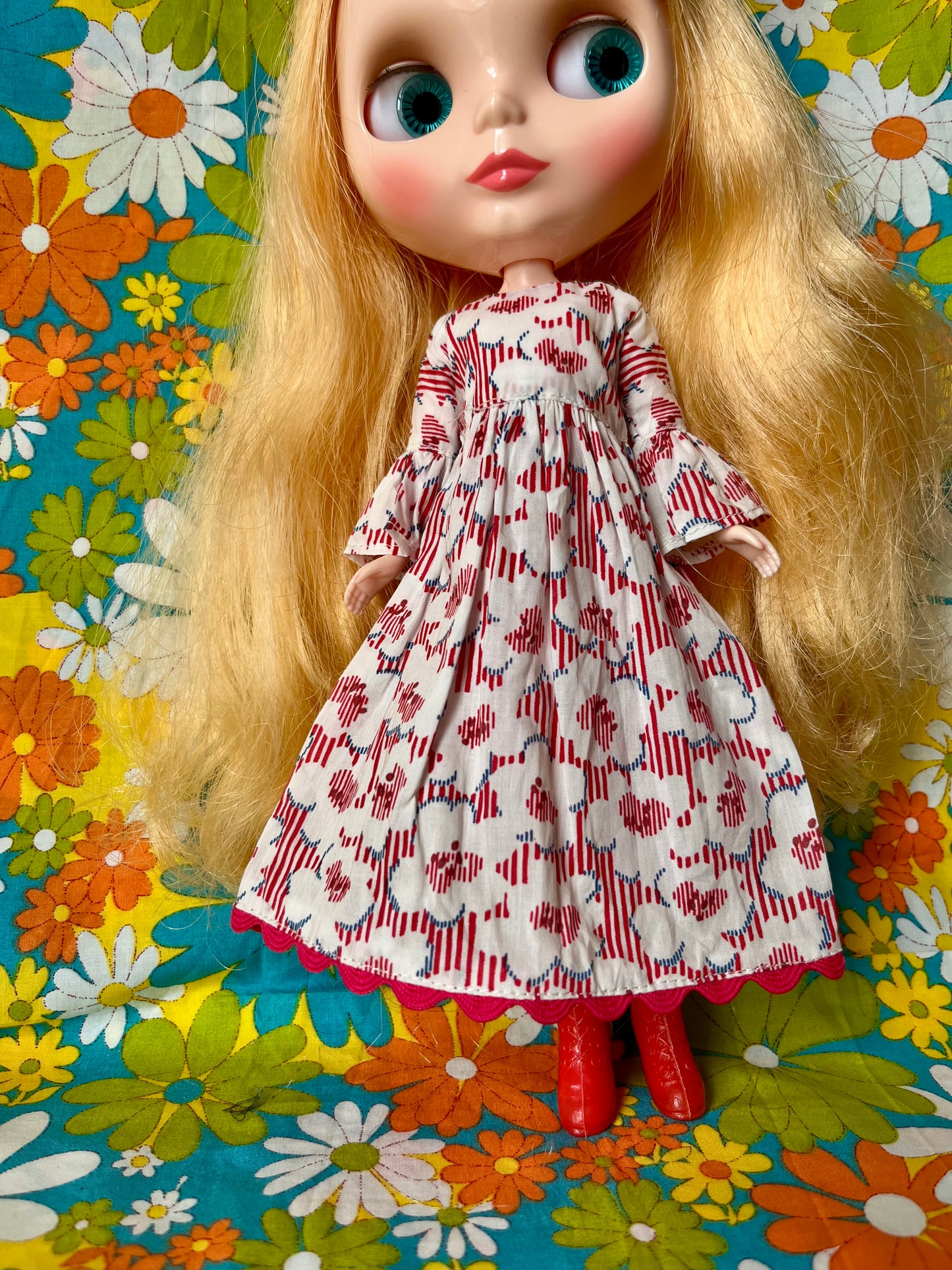 Liberty Sixties Celia Birtwell inspired Psychedelic Dress