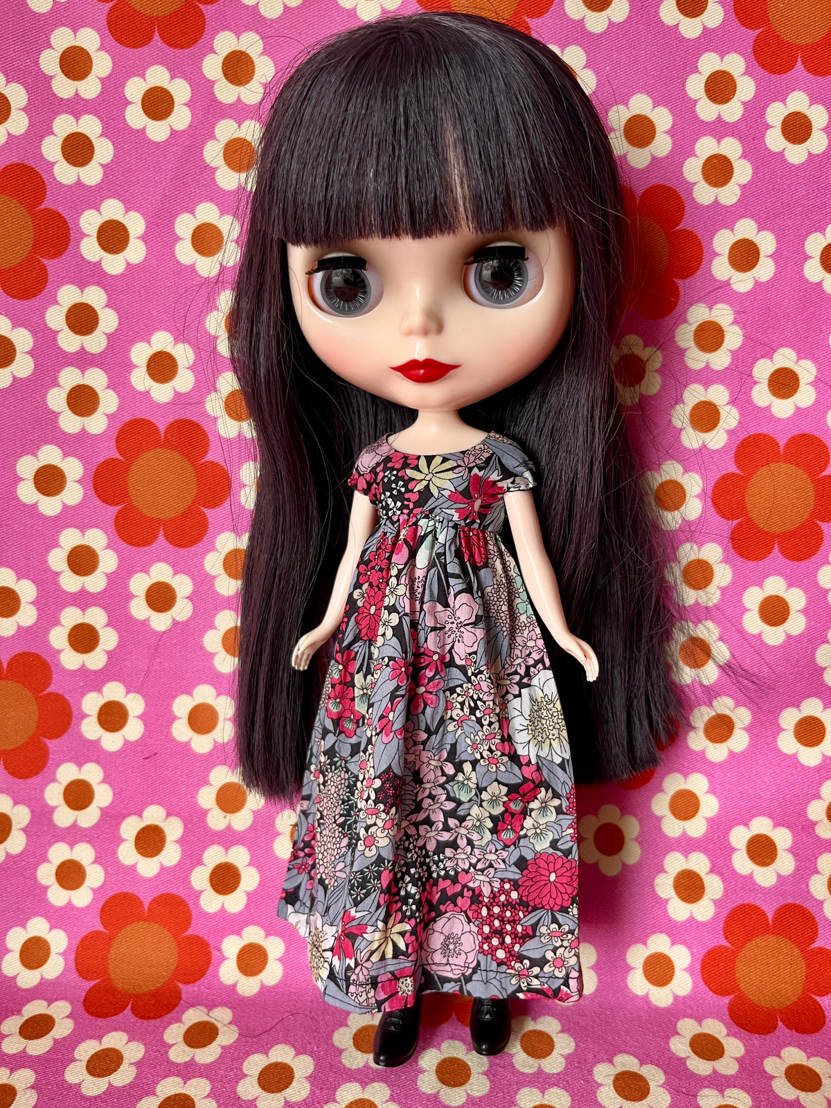 Goth Austen Liberty Regency Dress for Blythe Doll Ciara