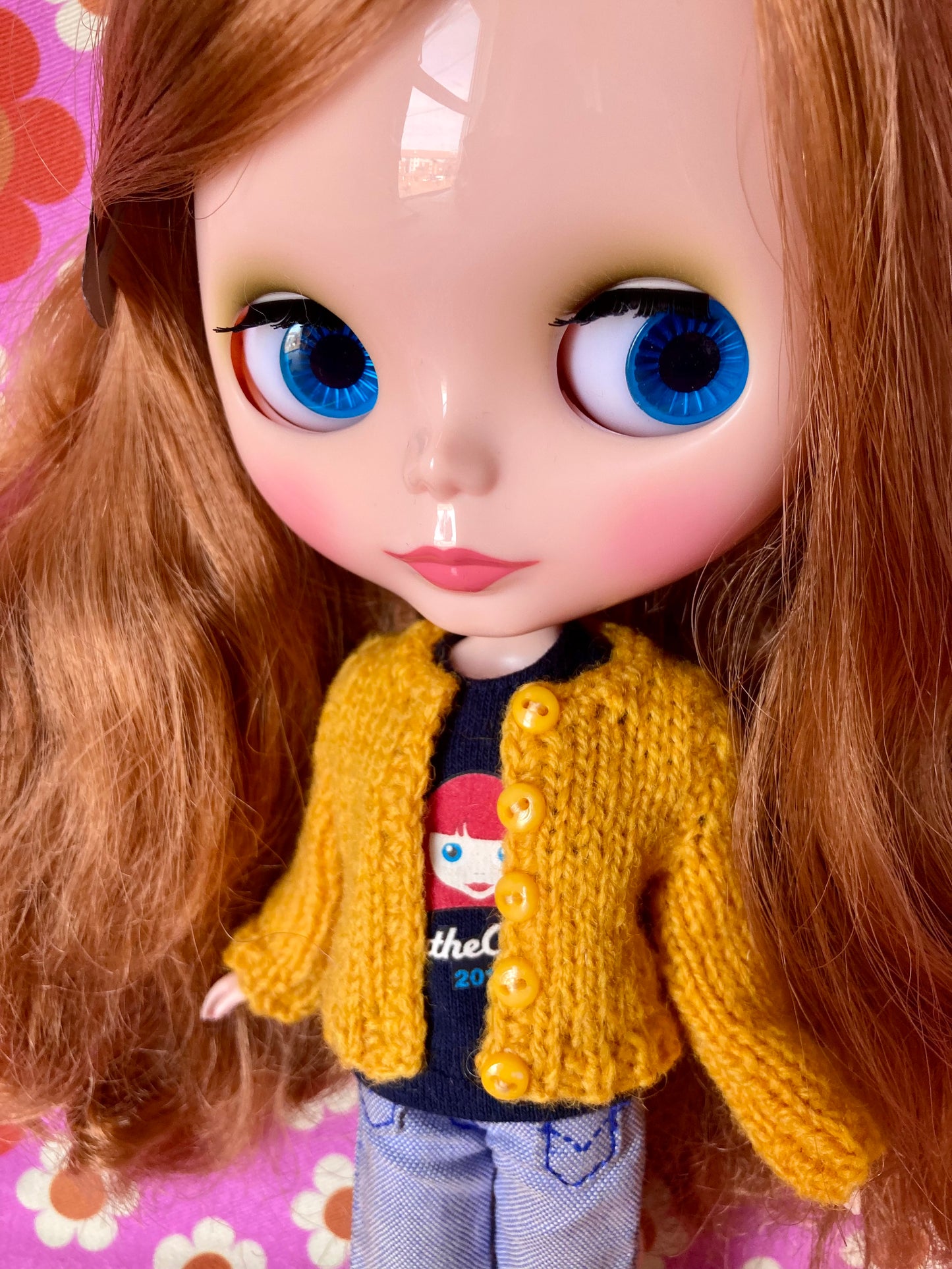 Knitted Cardigan for Blythe Doll