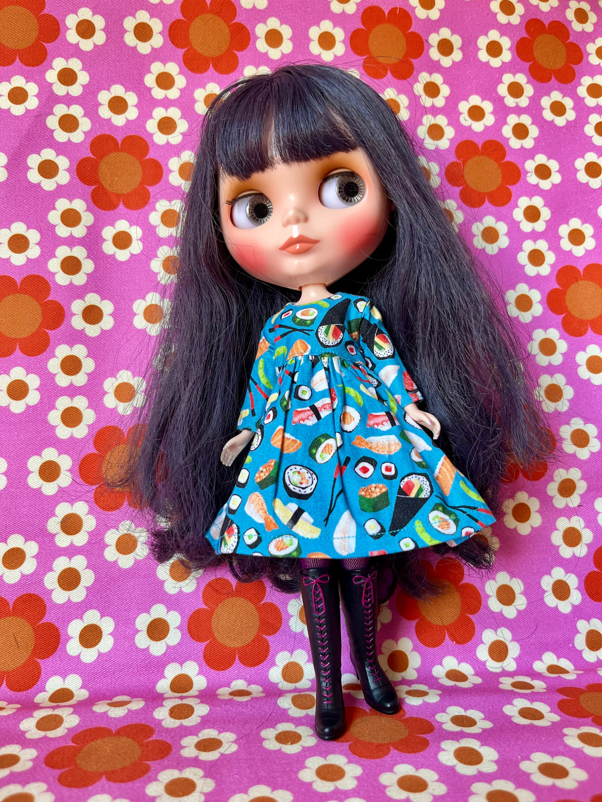 Sushi Print Dress