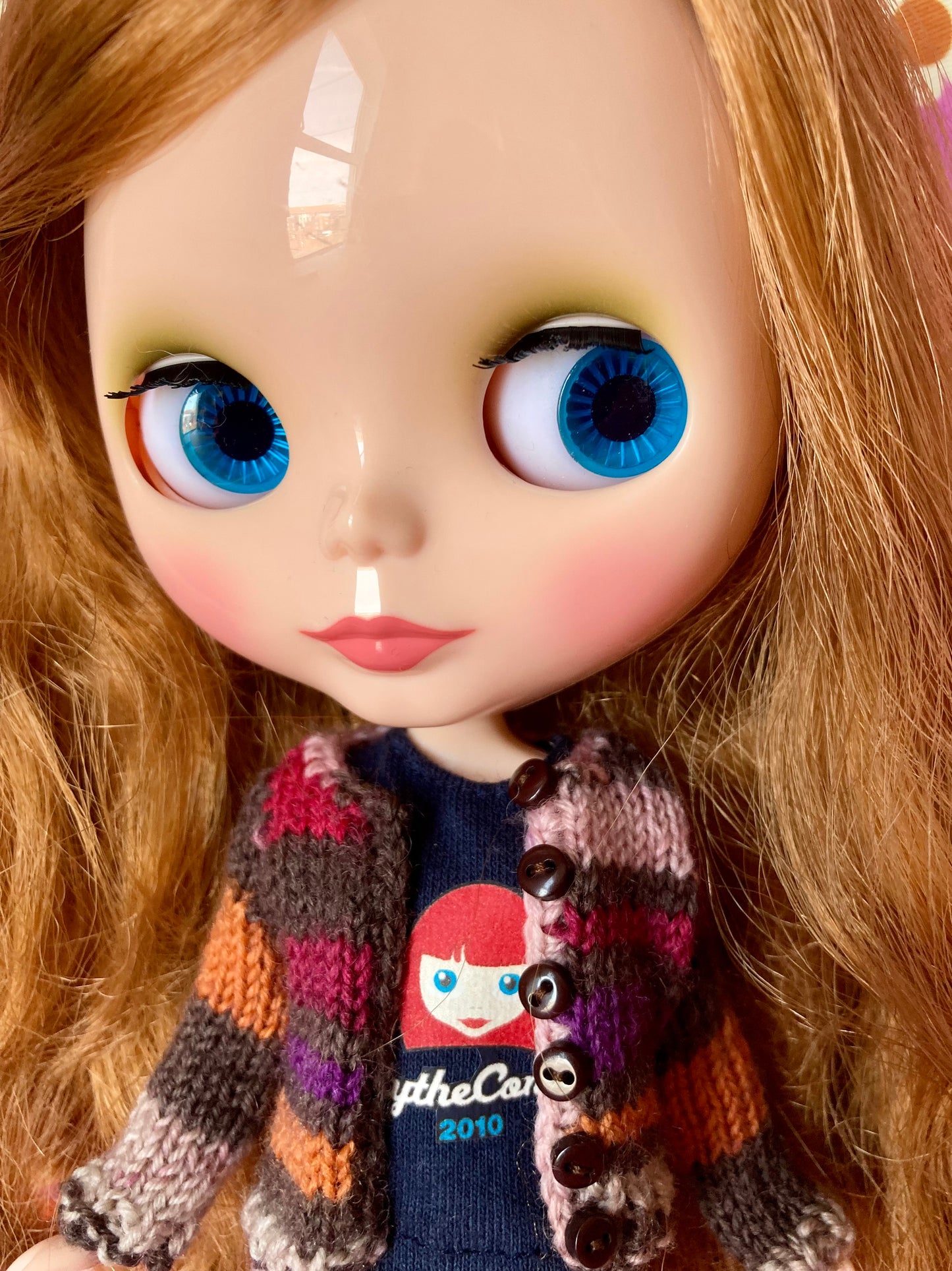 Knitted Cardigan for Blythe Doll