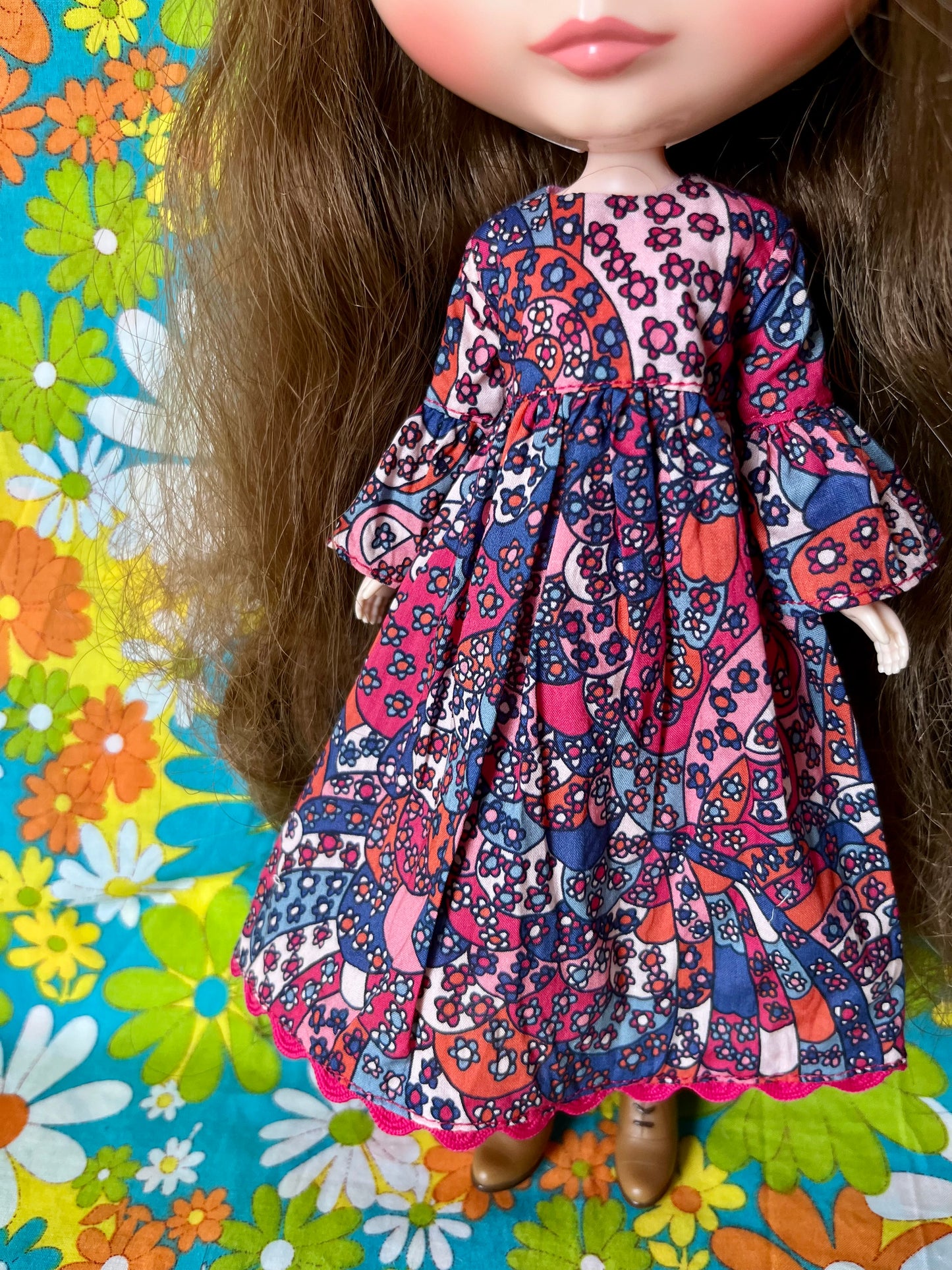 Liberty Beatles Psychedelic Dress