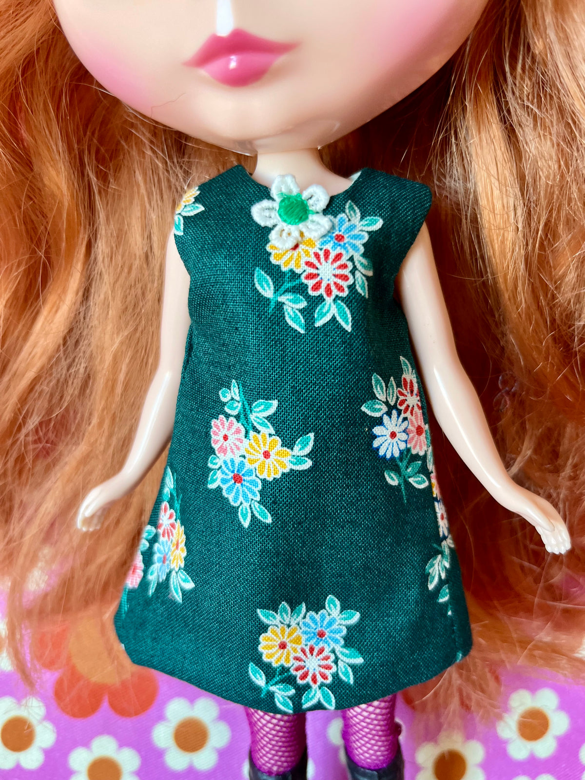 Green Flora Mod Cilla Shift dress