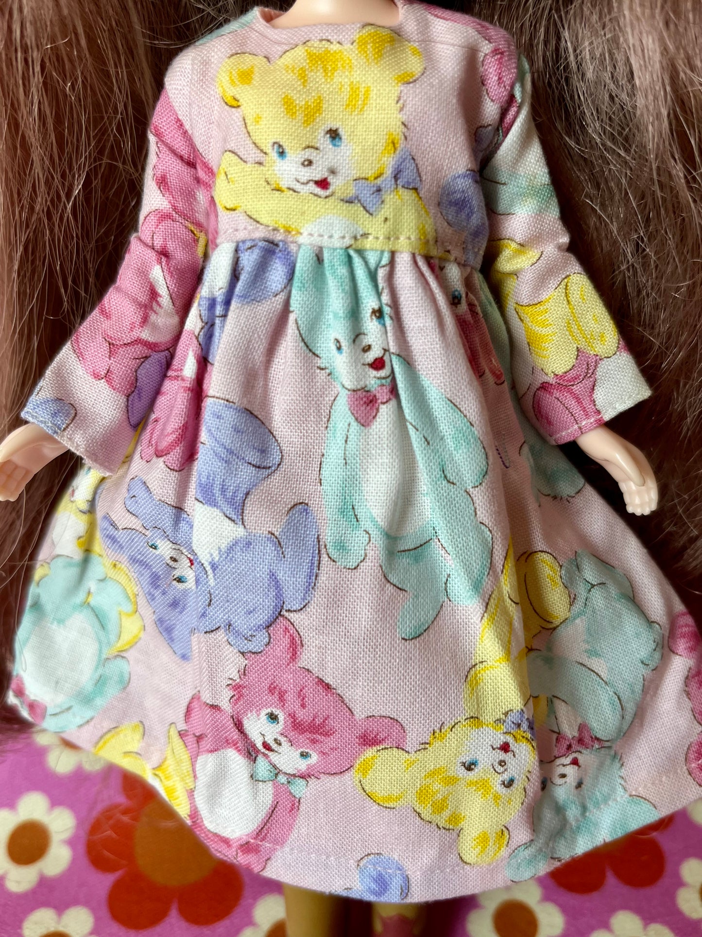 Teddy Dress for Blythe Doll
