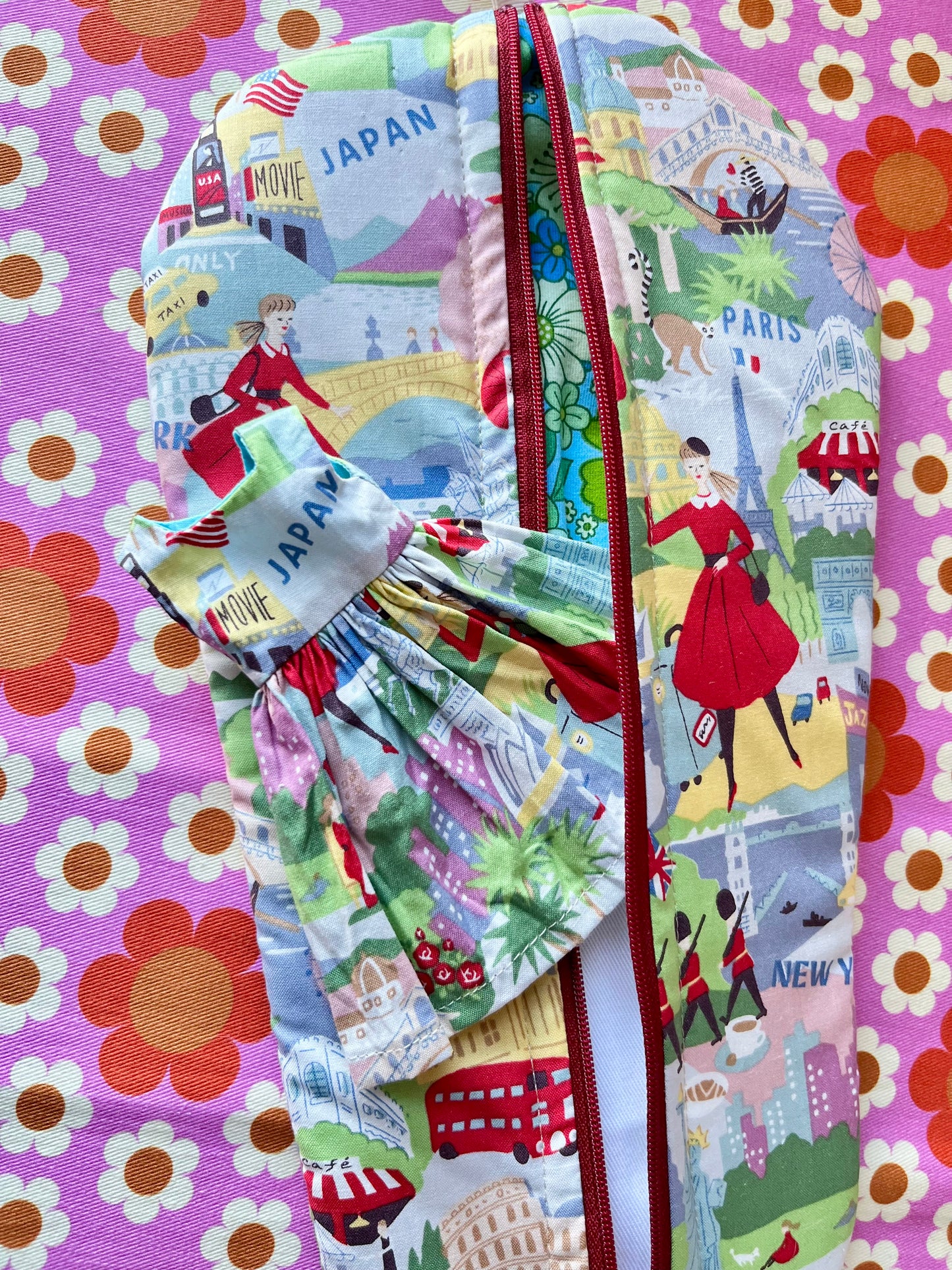 Travel Dress & Matching Carry Case for Neo-Blythe size Doll Japan