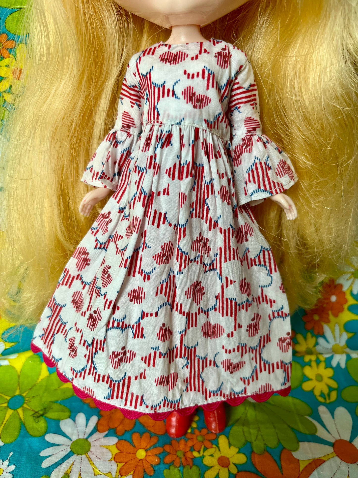 Liberty Sixties Celia Birtwell inspired Psychedelic Dress