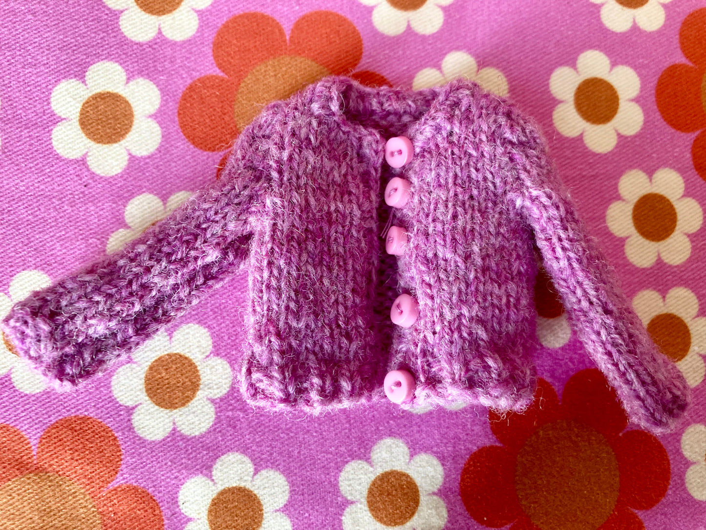 Knitted Cardigan for Blythe Doll