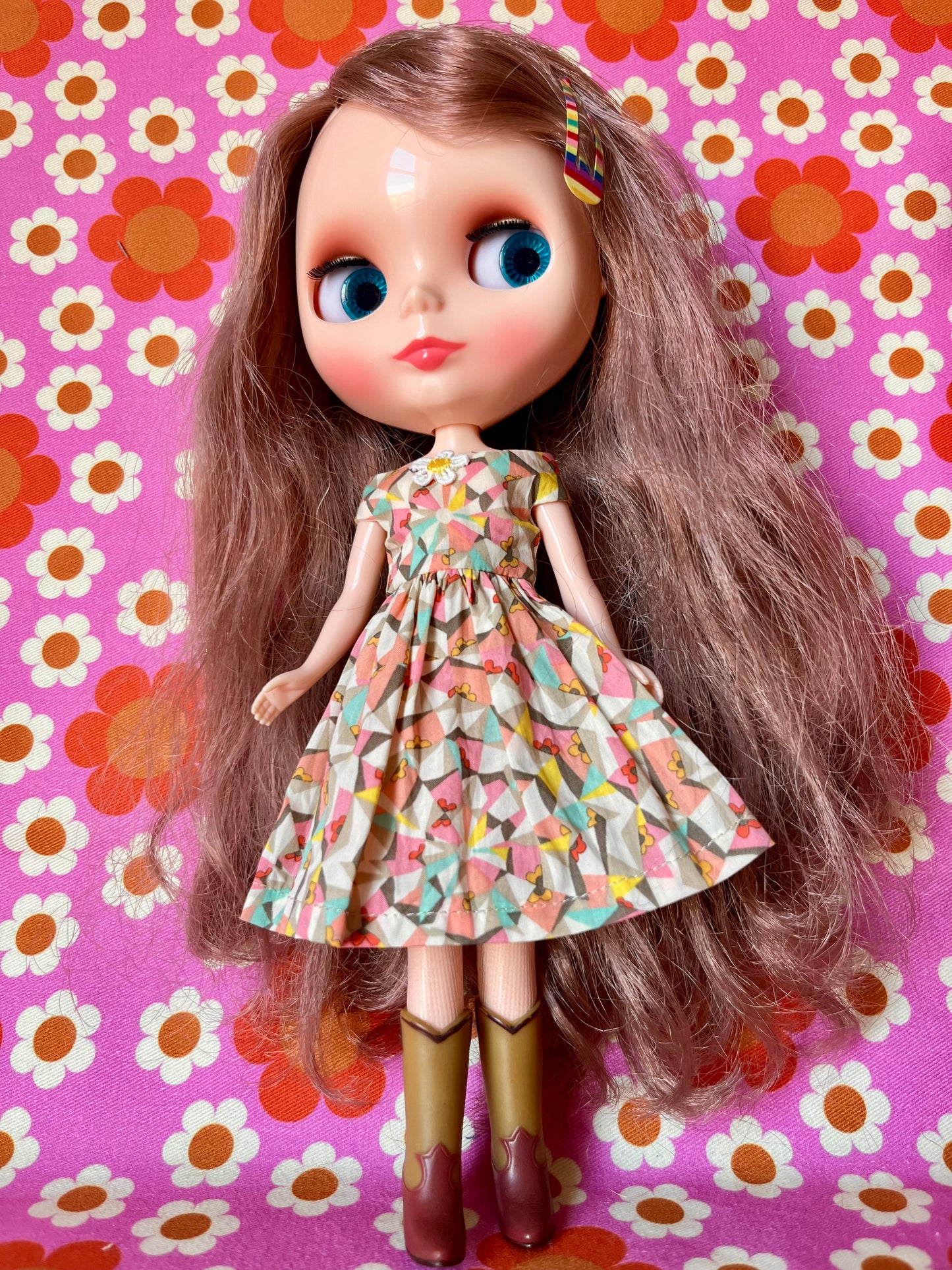 Liberty Off shoulder Sleeve Dress for Blythe Doll