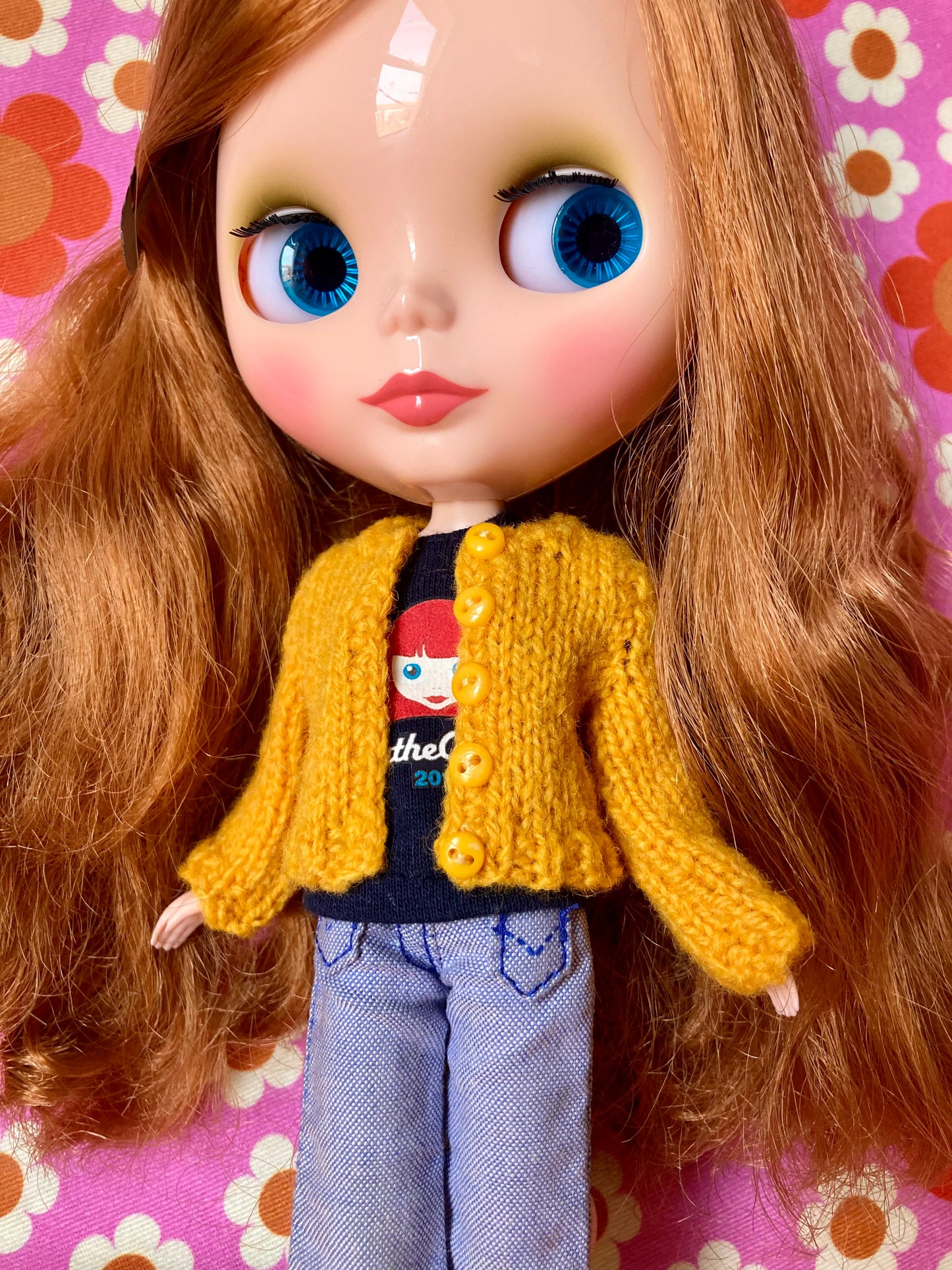 Knitted Cardigan for Blythe Doll