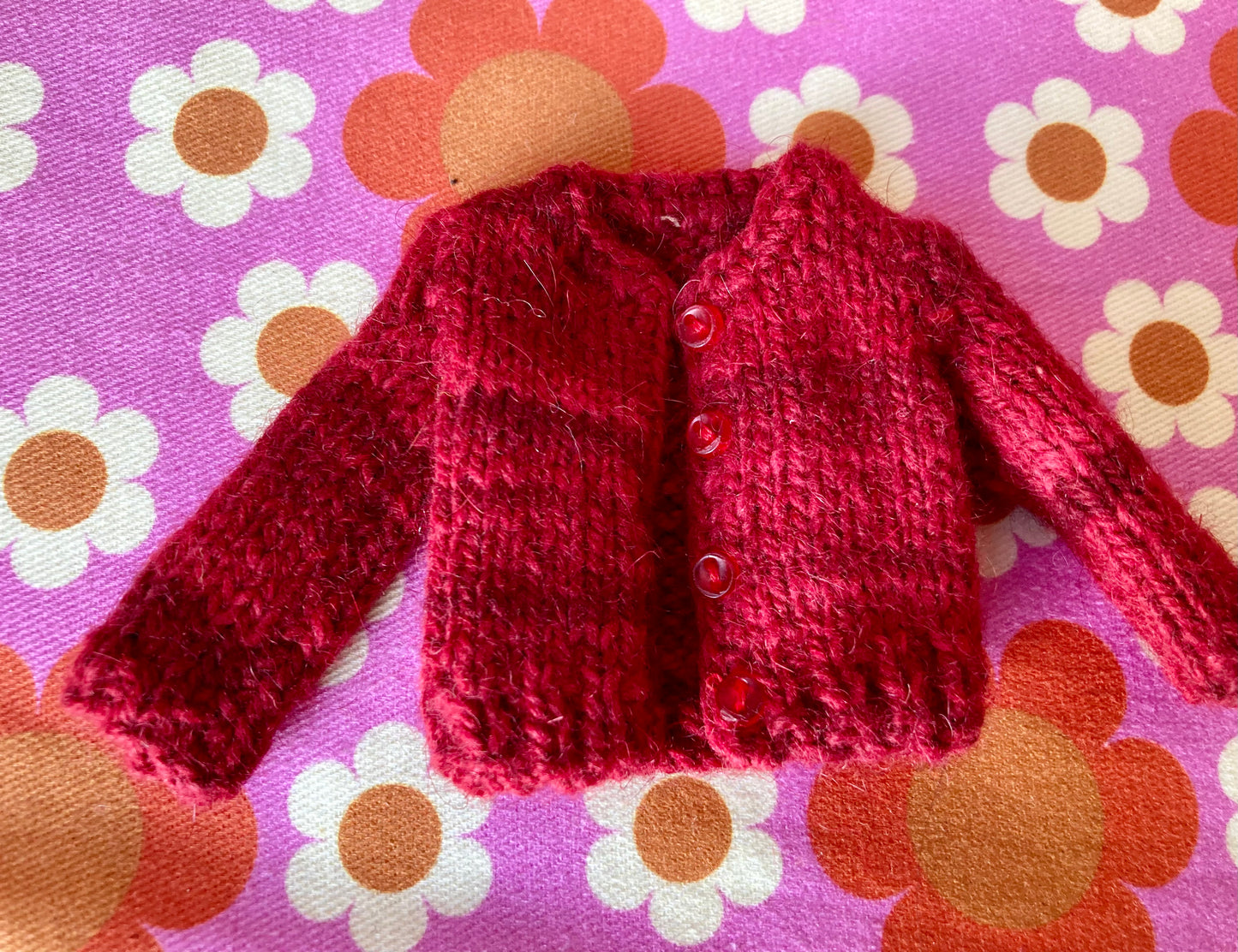 Knitted Cardigan for Blythe Doll