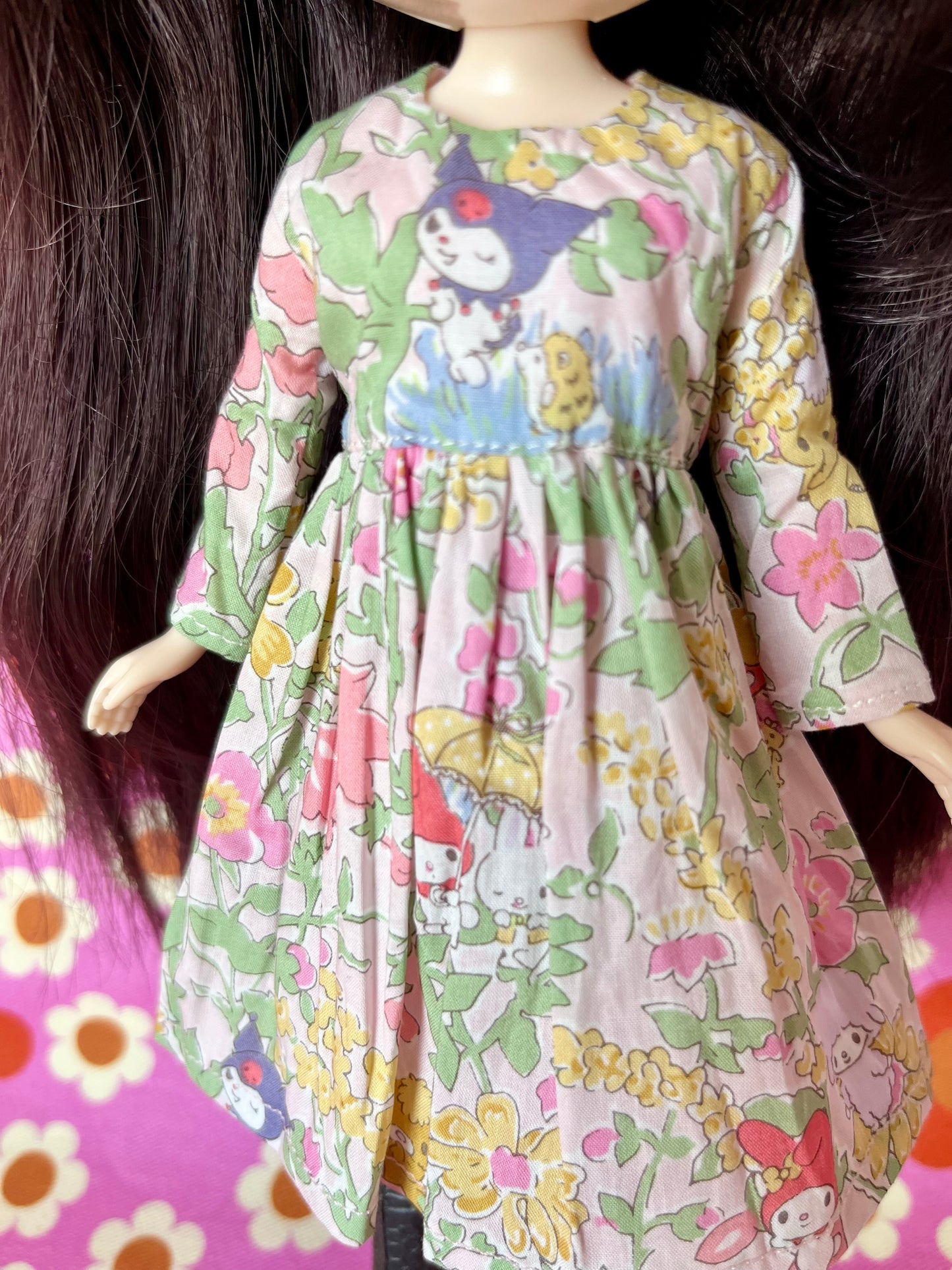 My Melody Kuromi Sanrio Liberty Limited Edition Dress for Blythe Doll
