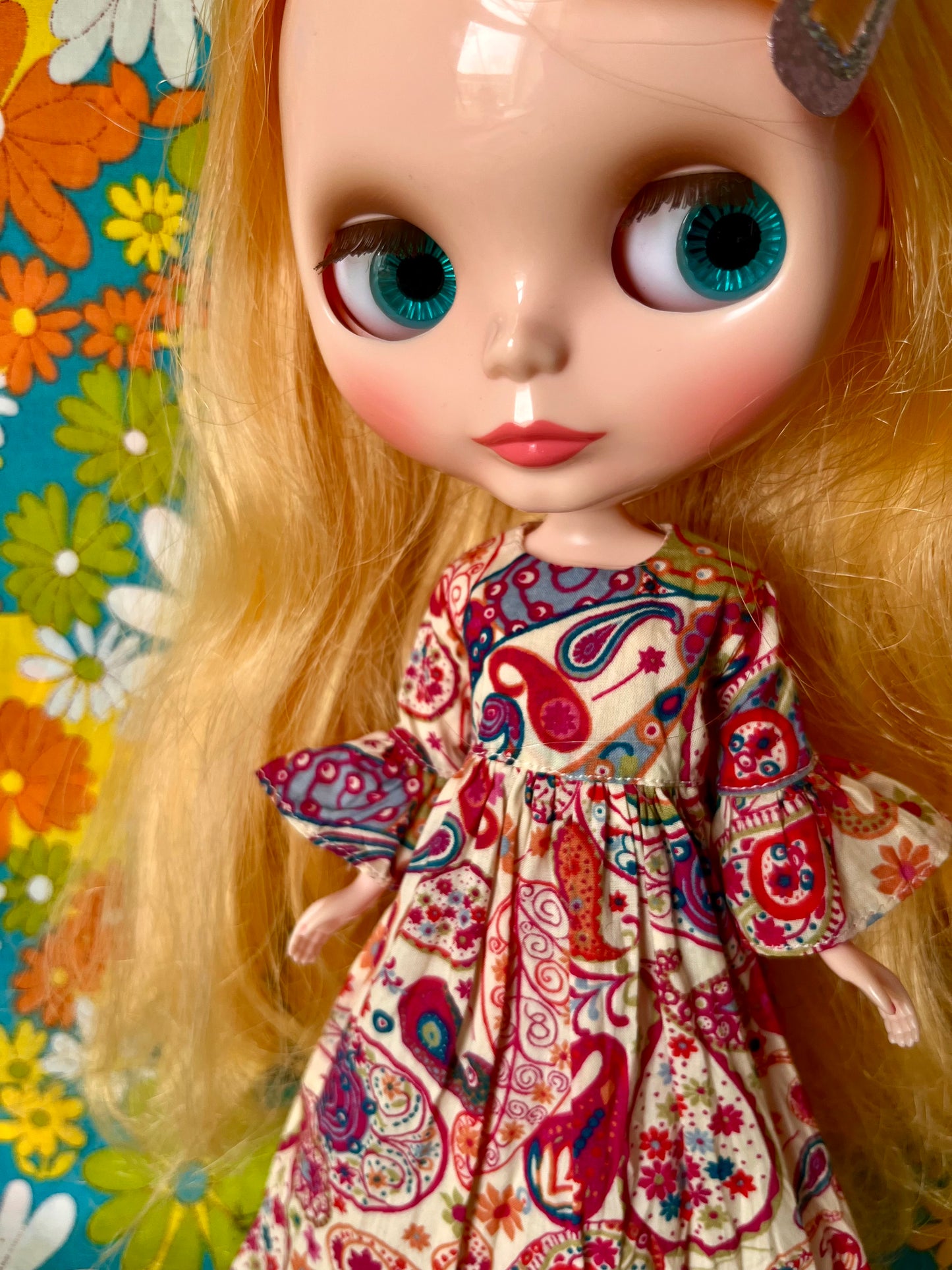 Liberty Pink Paisley Psychedelic Dress