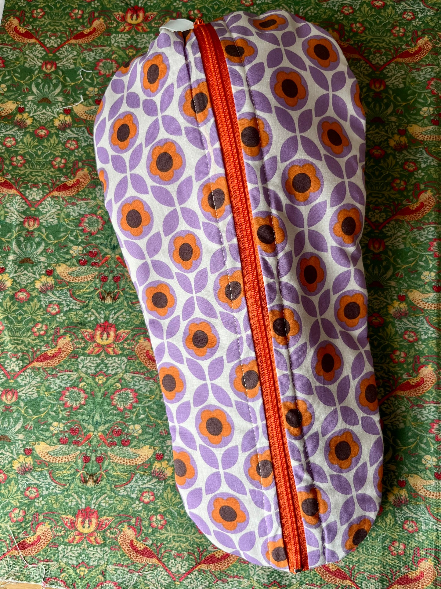 Vintage Retro Print fabric Blythe Doll Cary Case Neo-Blythe size