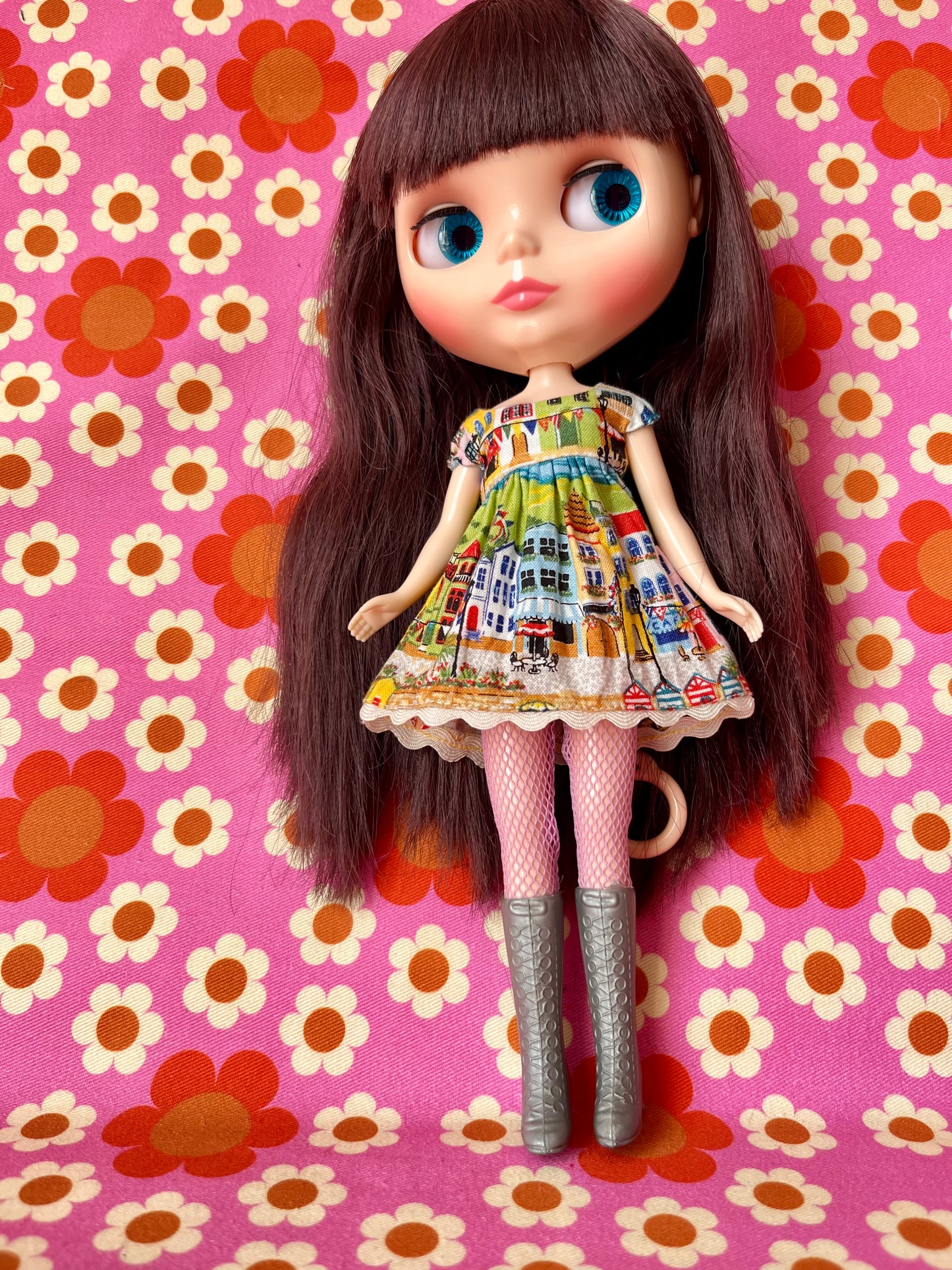 Beach Seaside Baby Doll Dress for Blythe Doll