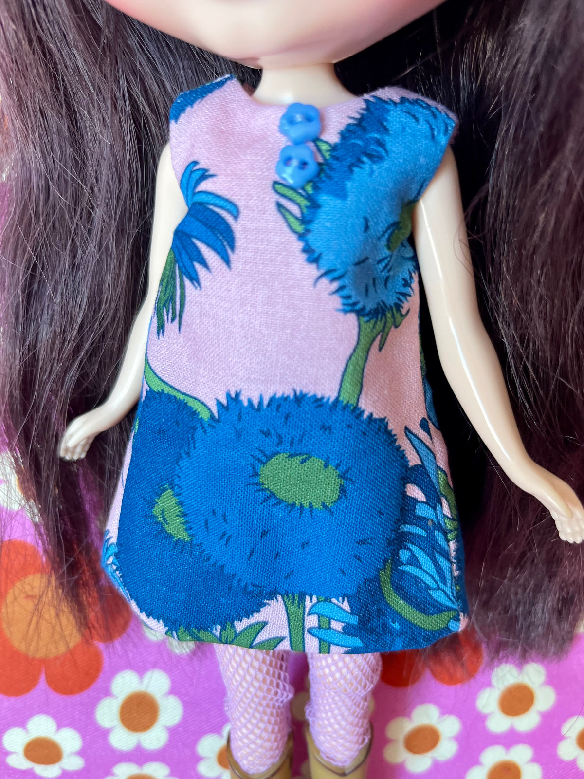 Van Gogh Sunflower Print Mod Cilla Shift dress