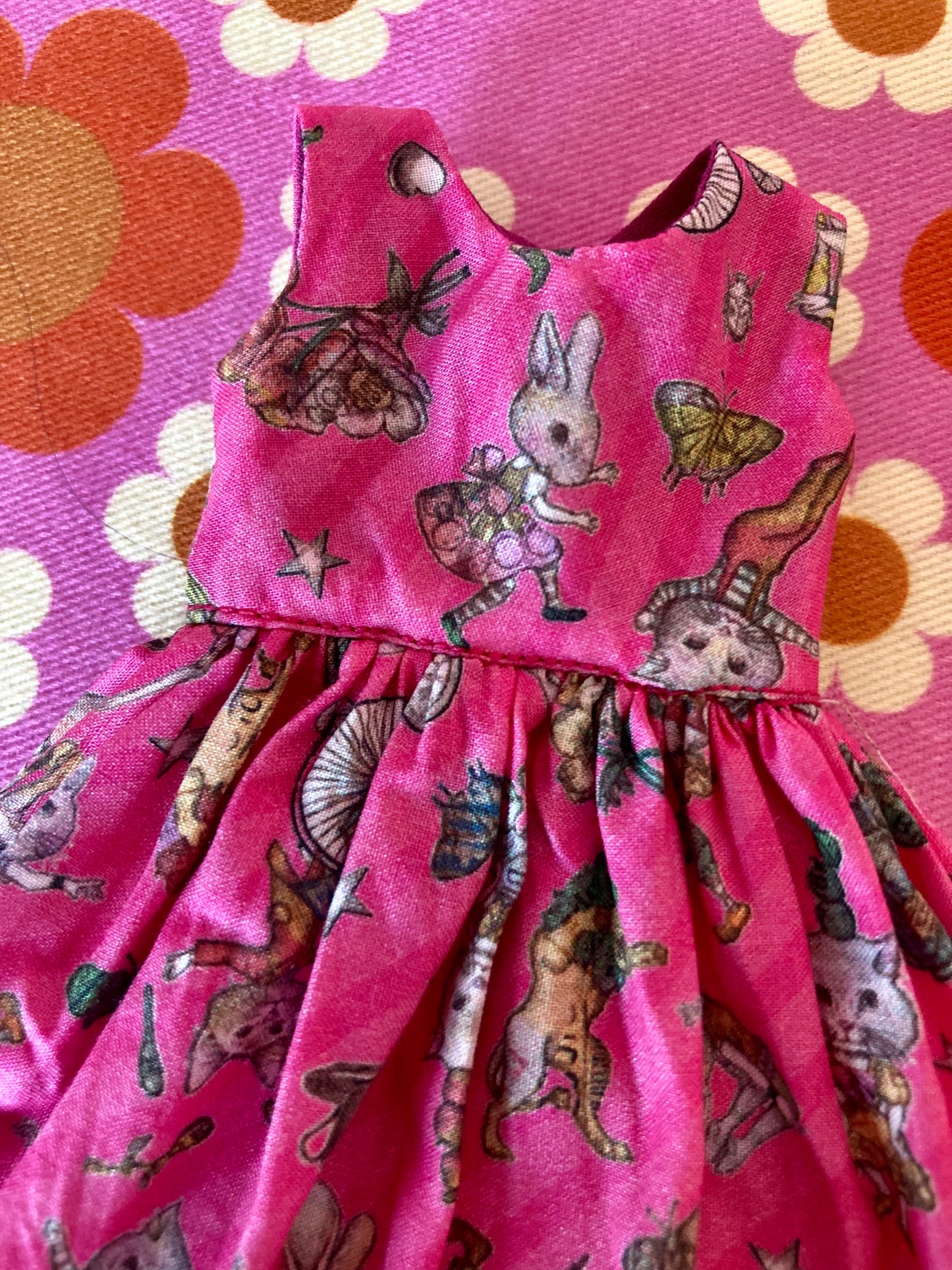 Joli Fleur Pink Bunny Dress for Blythe Doll