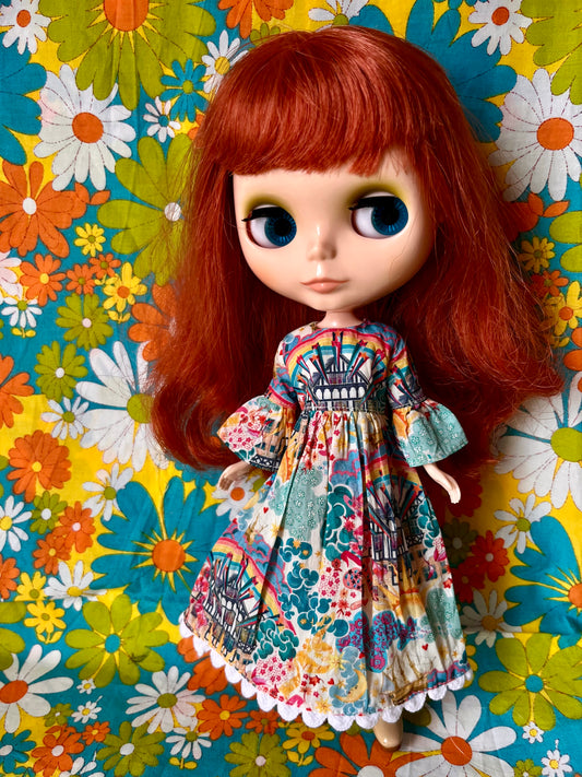 Liberty Beatles Magical Mystery Tour Psychedelic Dress