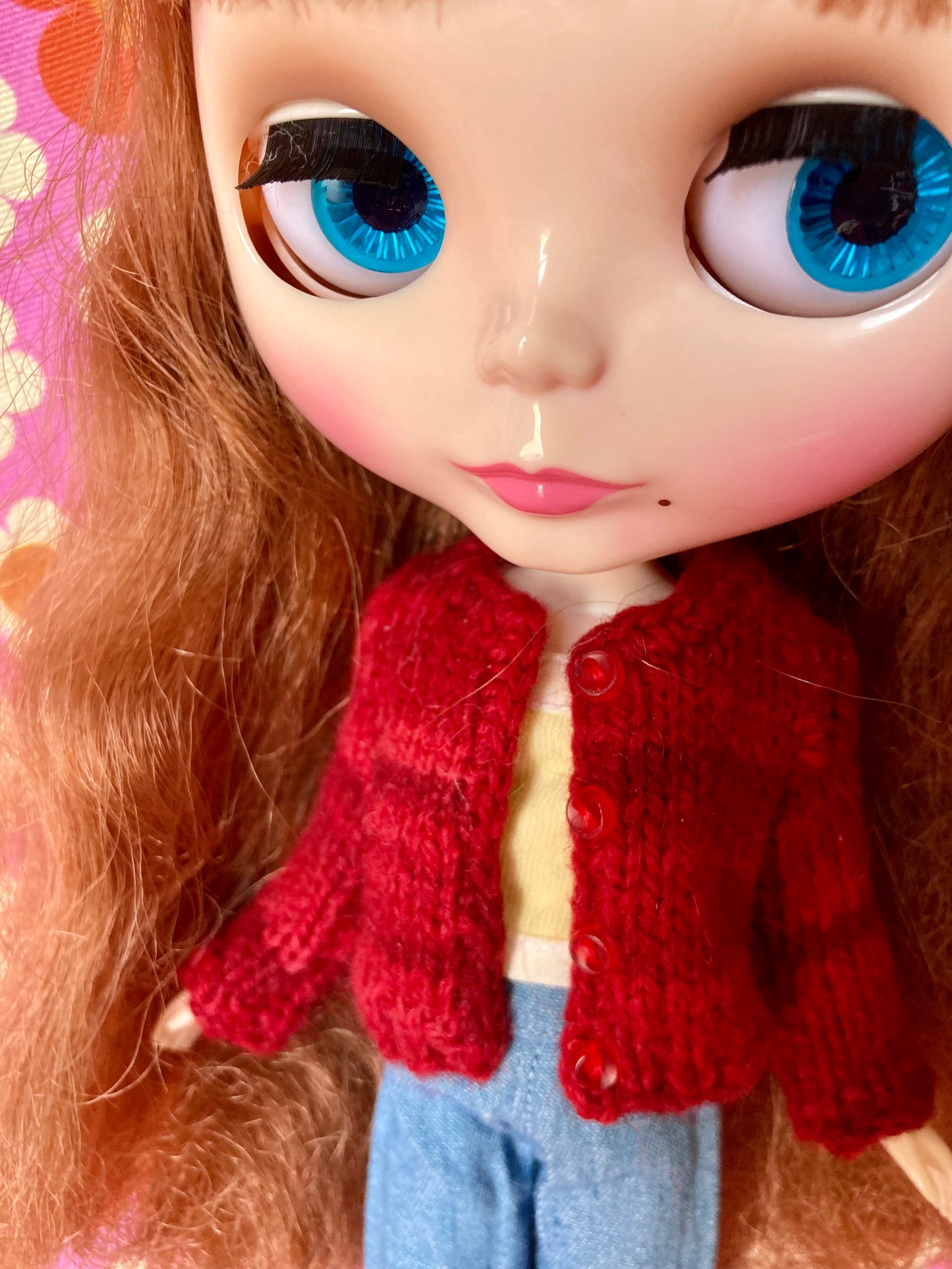Knitted Cardigan for Blythe Doll