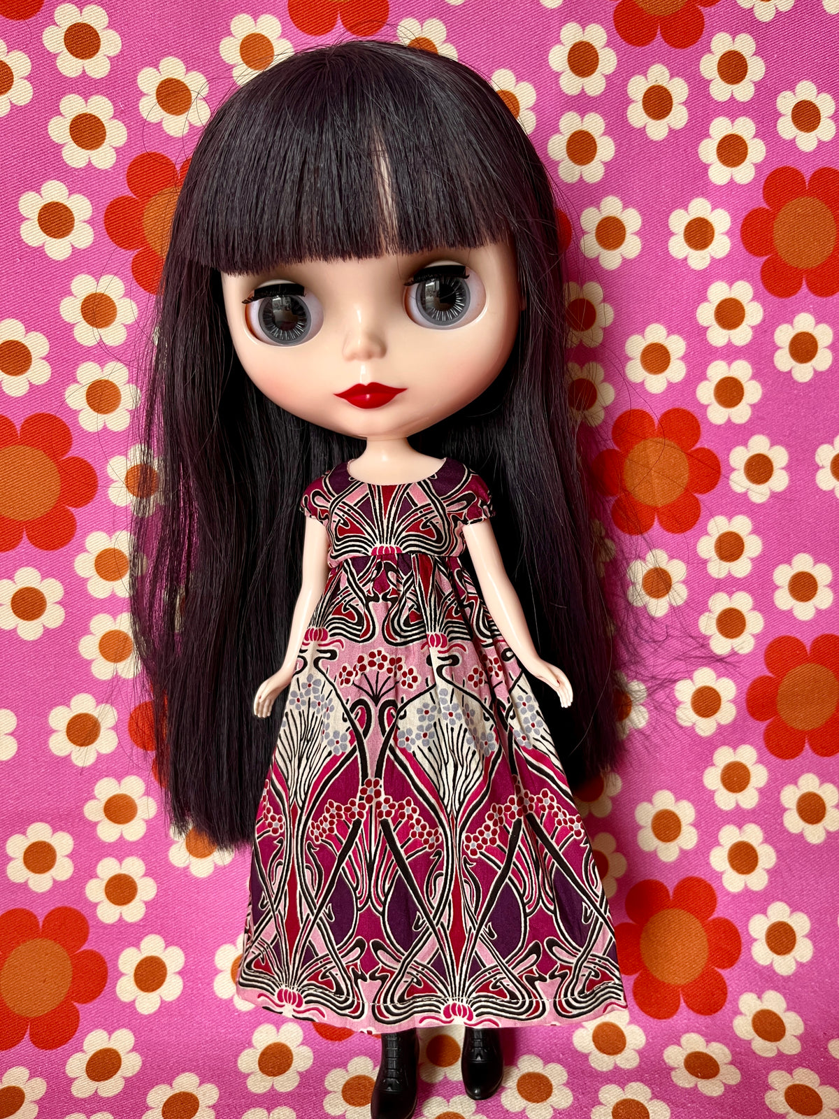 Goth Austen Liberty Regency Dress for Blythe Doll Ianthe