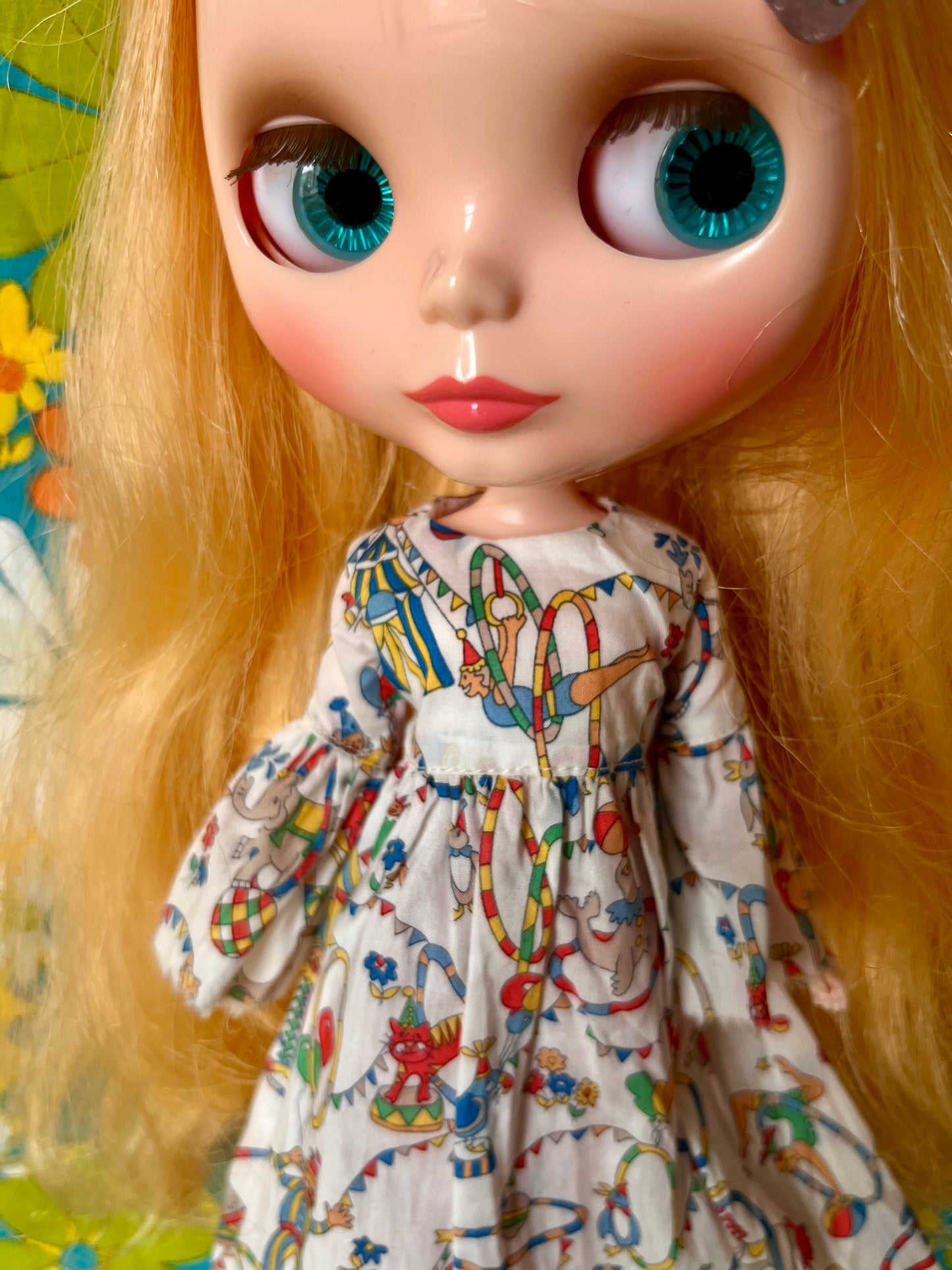 Liberty Beatles Circus Psychedelic Dress