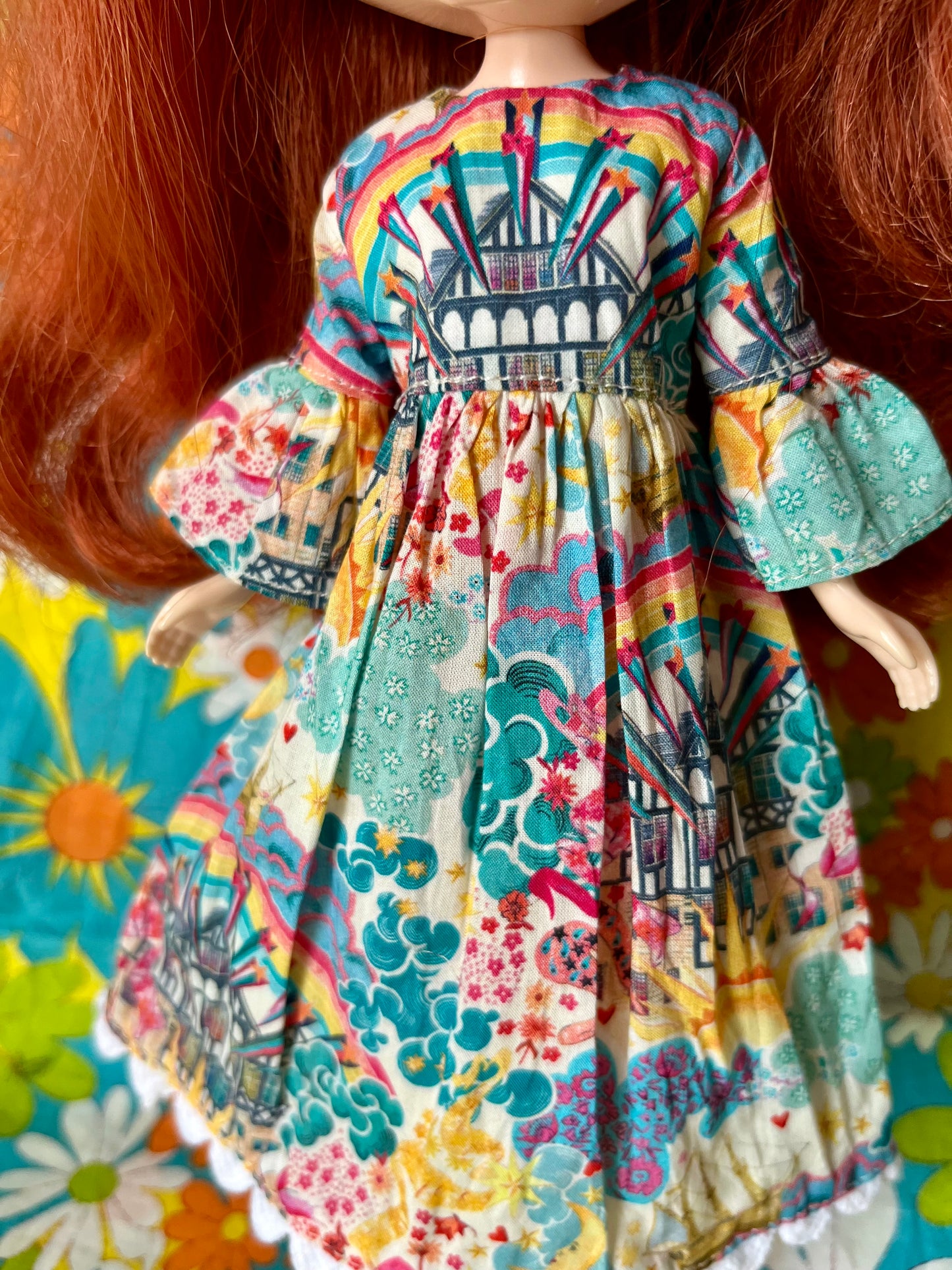 Liberty Beatles Magical Mystery Tour Psychedelic Dress