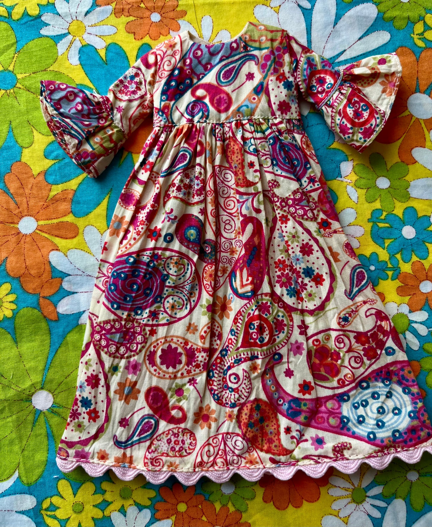 Liberty Pink Paisley Psychedelic Dress