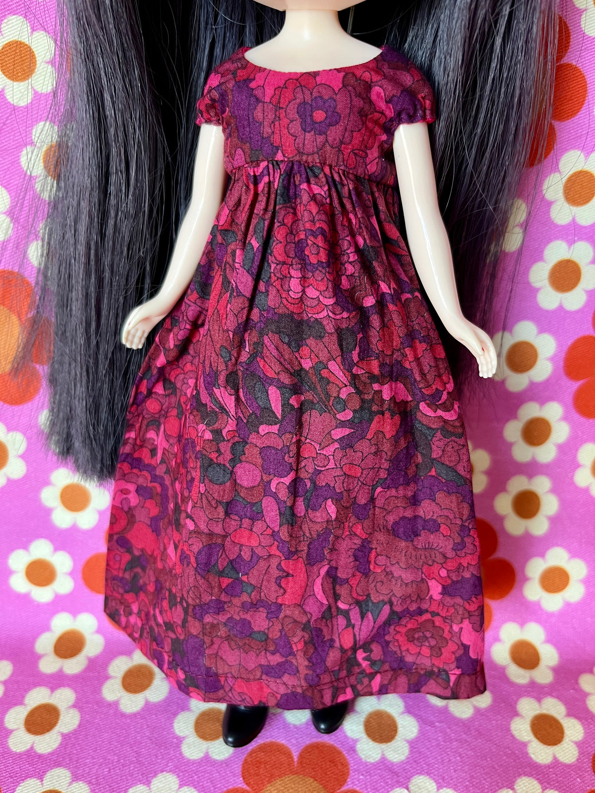 Goth Austen Liberty Regency Dress for Blythe Doll Blood Curdling