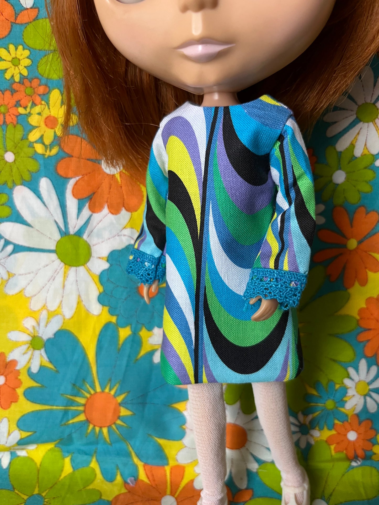 Cilla Mod Pucci Shift dress with sleeves