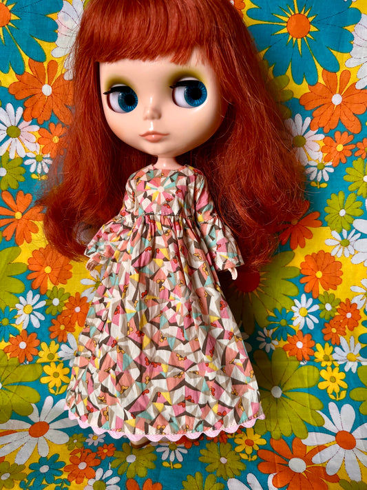 Liberty Beatles Kaleidoscope Psychedelic Dress