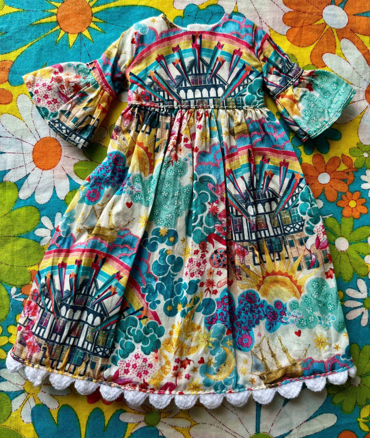 Liberty Beatles Magical Mystery Tour Psychedelic Dress