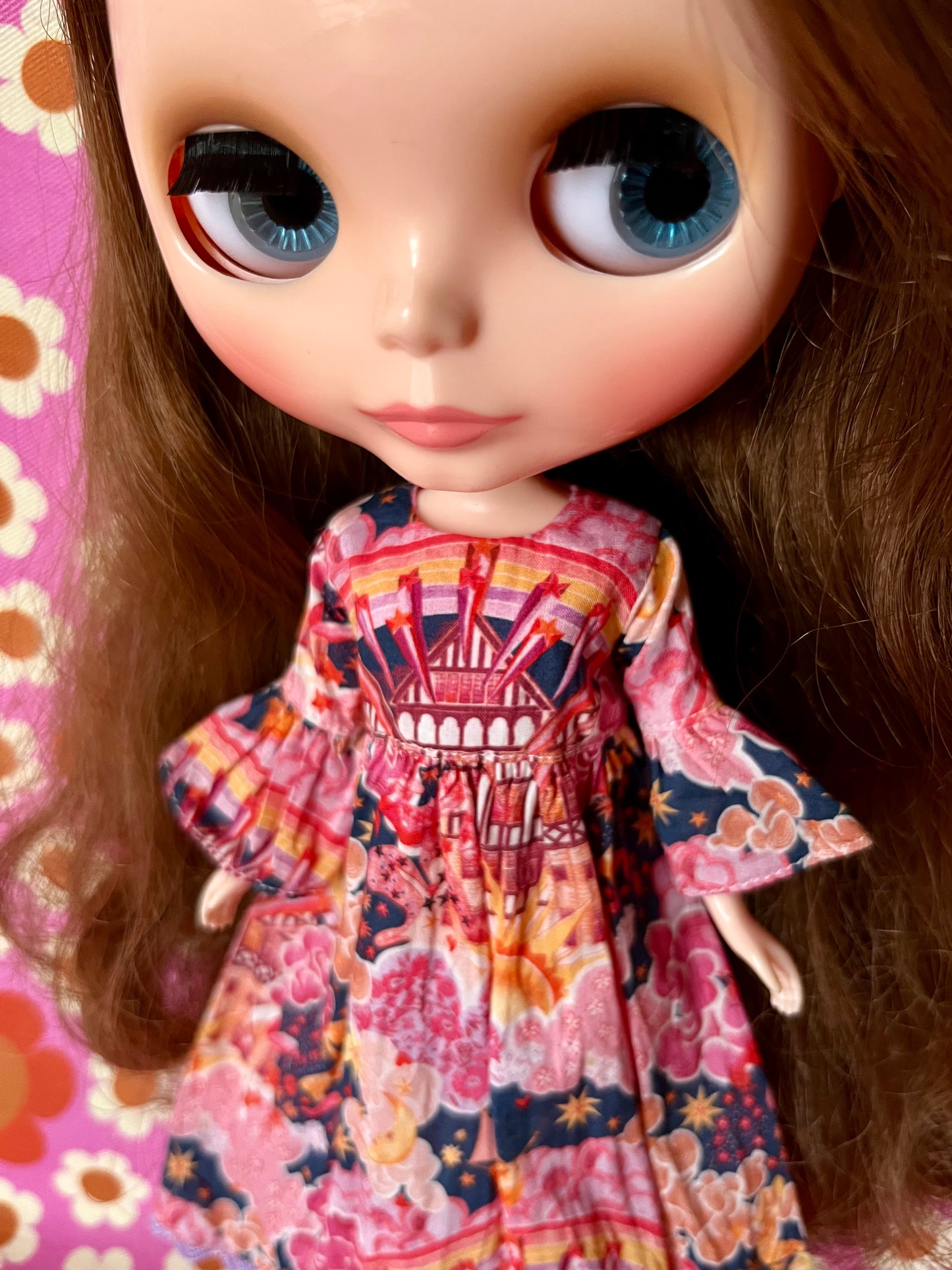 Liberty Magical Mystery Tour Rainbow Psychedelic Dress