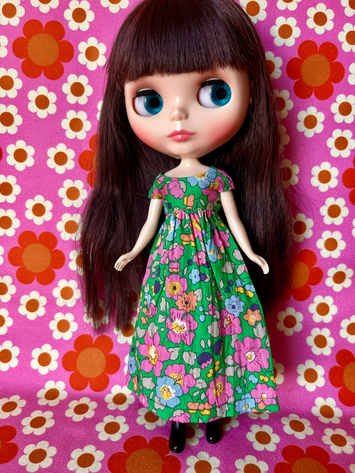 Goth Austen Liberty Regency Dress for Blythe Doll Betsy