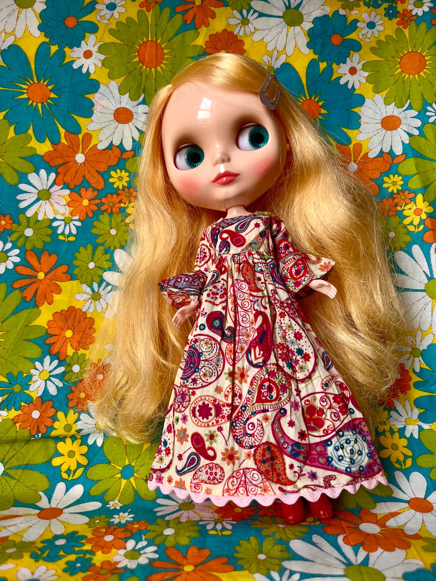 Liberty Pink Paisley Psychedelic Dress