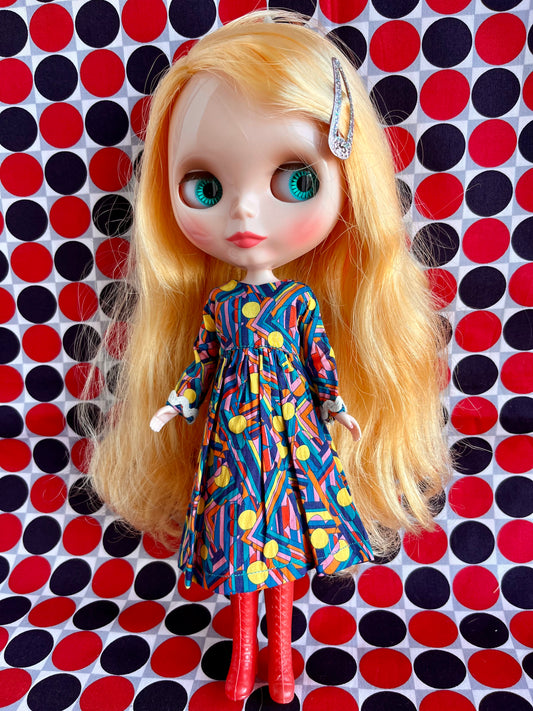 Liberty Sale Dress for Blythe Doll