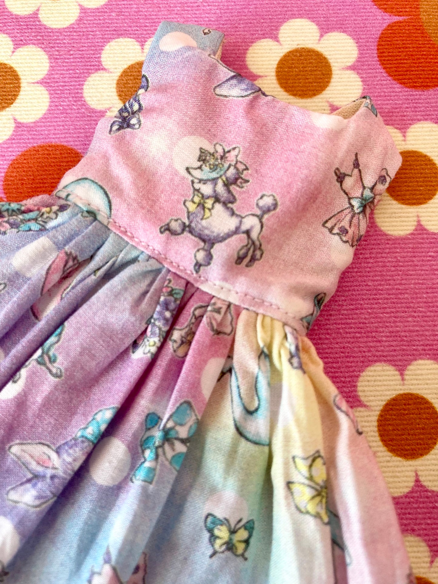 Joli Fleur Poodle Dress for Blythe Doll