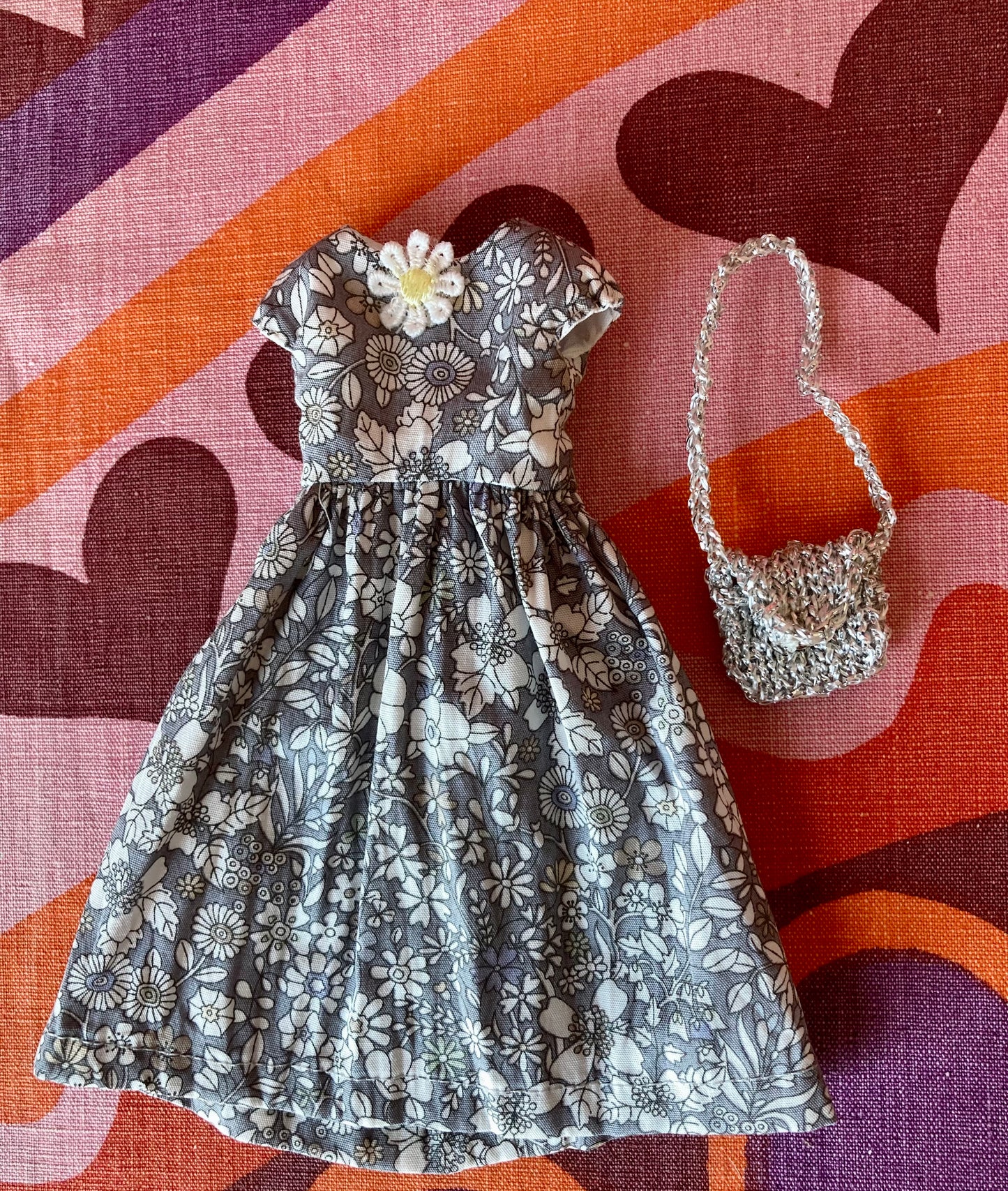 Love Blythe: Liberty Dress Glitter bag Surprise for Blythe Doll