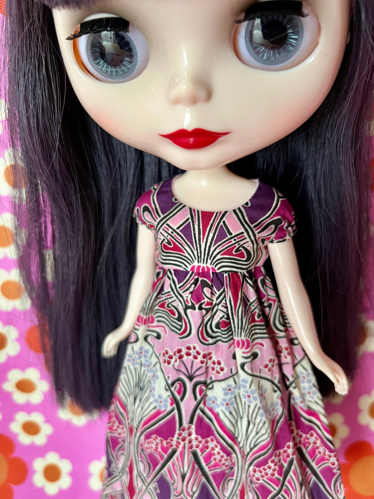 Goth Austen Liberty Regency Dress for Blythe Doll Ianthe