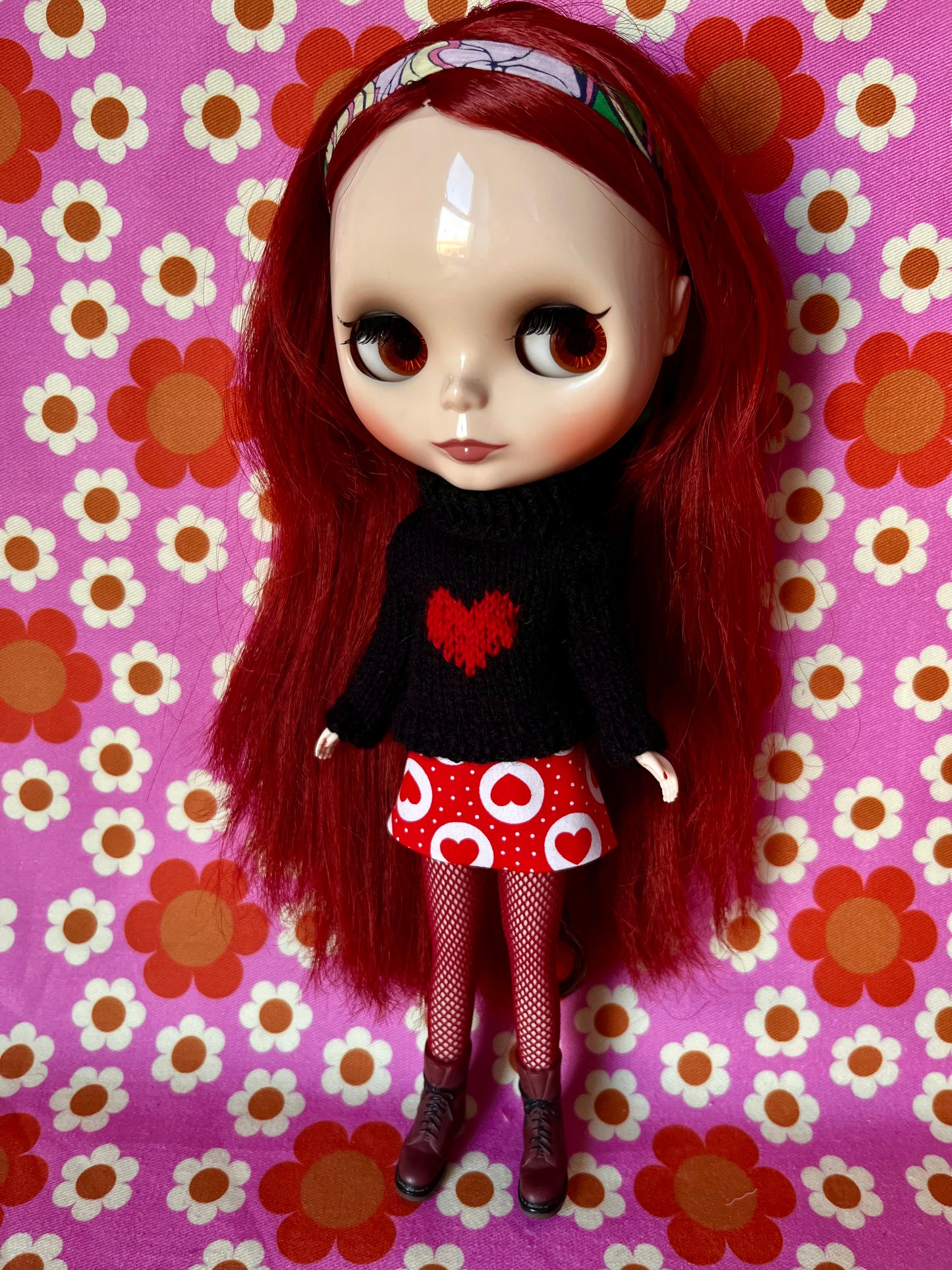 Valentine Heart Sweater & Skirt set