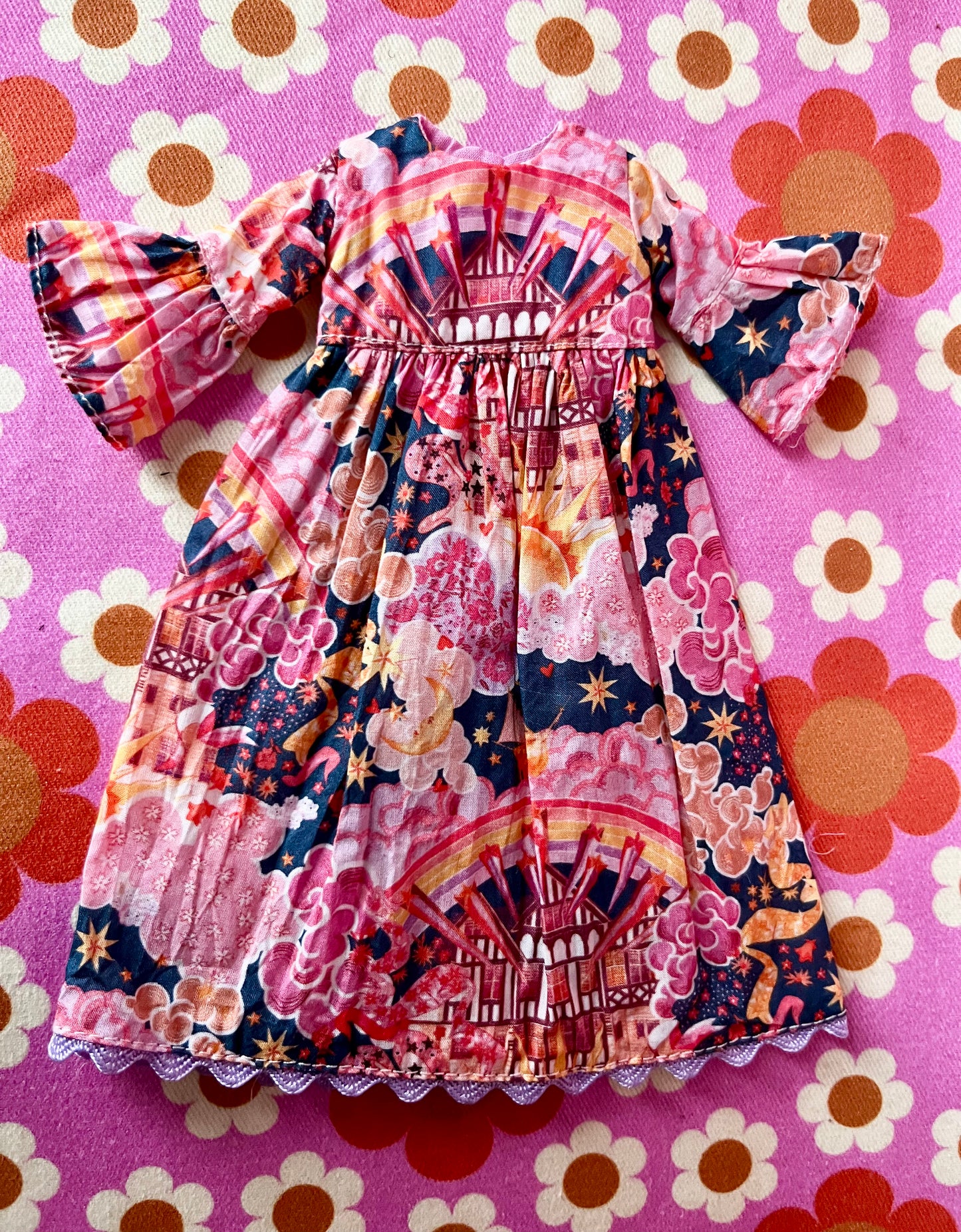 Liberty Magical Mystery Tour Rainbow Psychedelic Dress