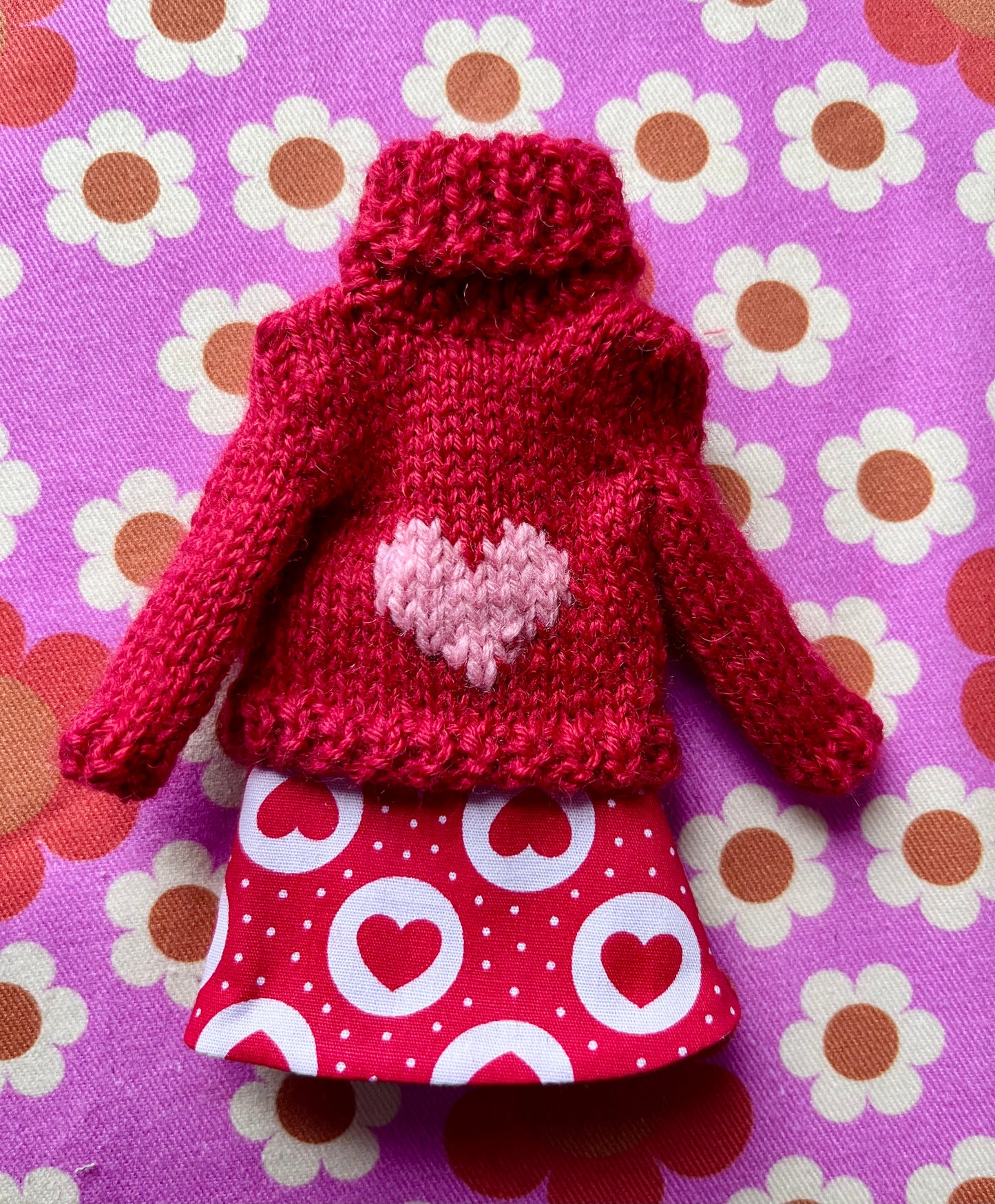 Valentine Heart Sweater & Skirt set