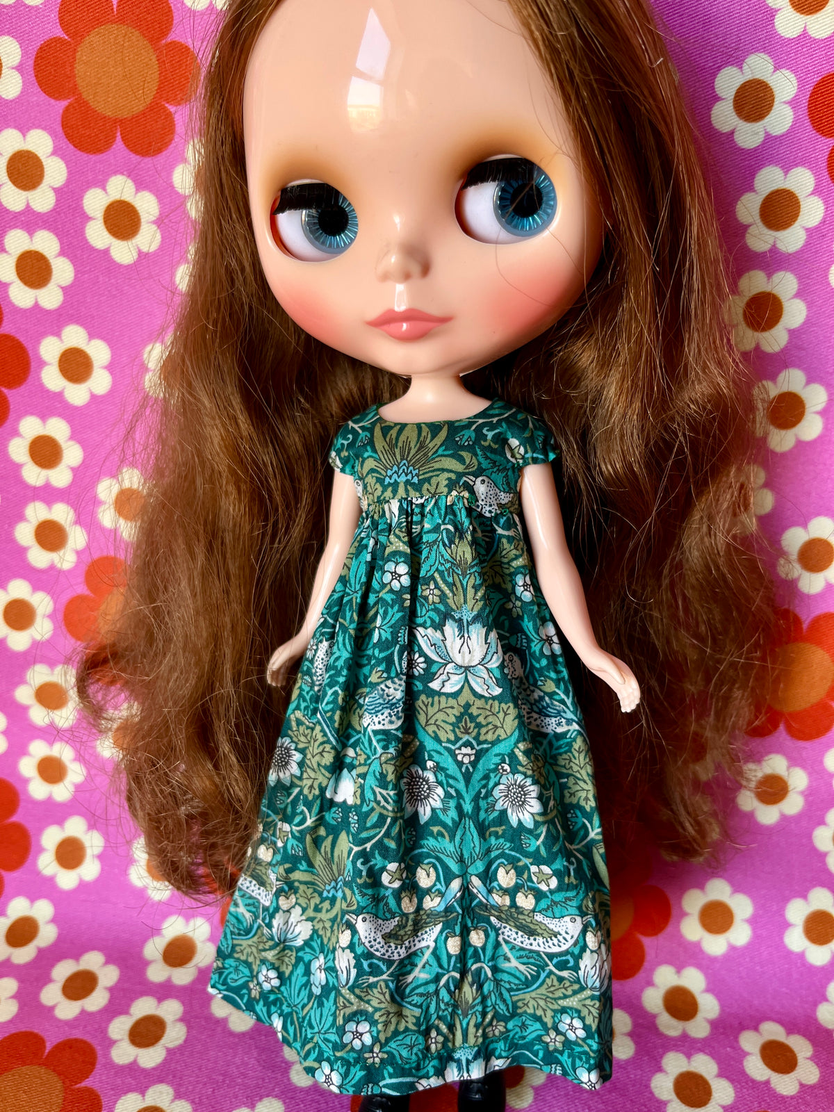 Goth Austen Liberty Regency Dress for Blythe Doll