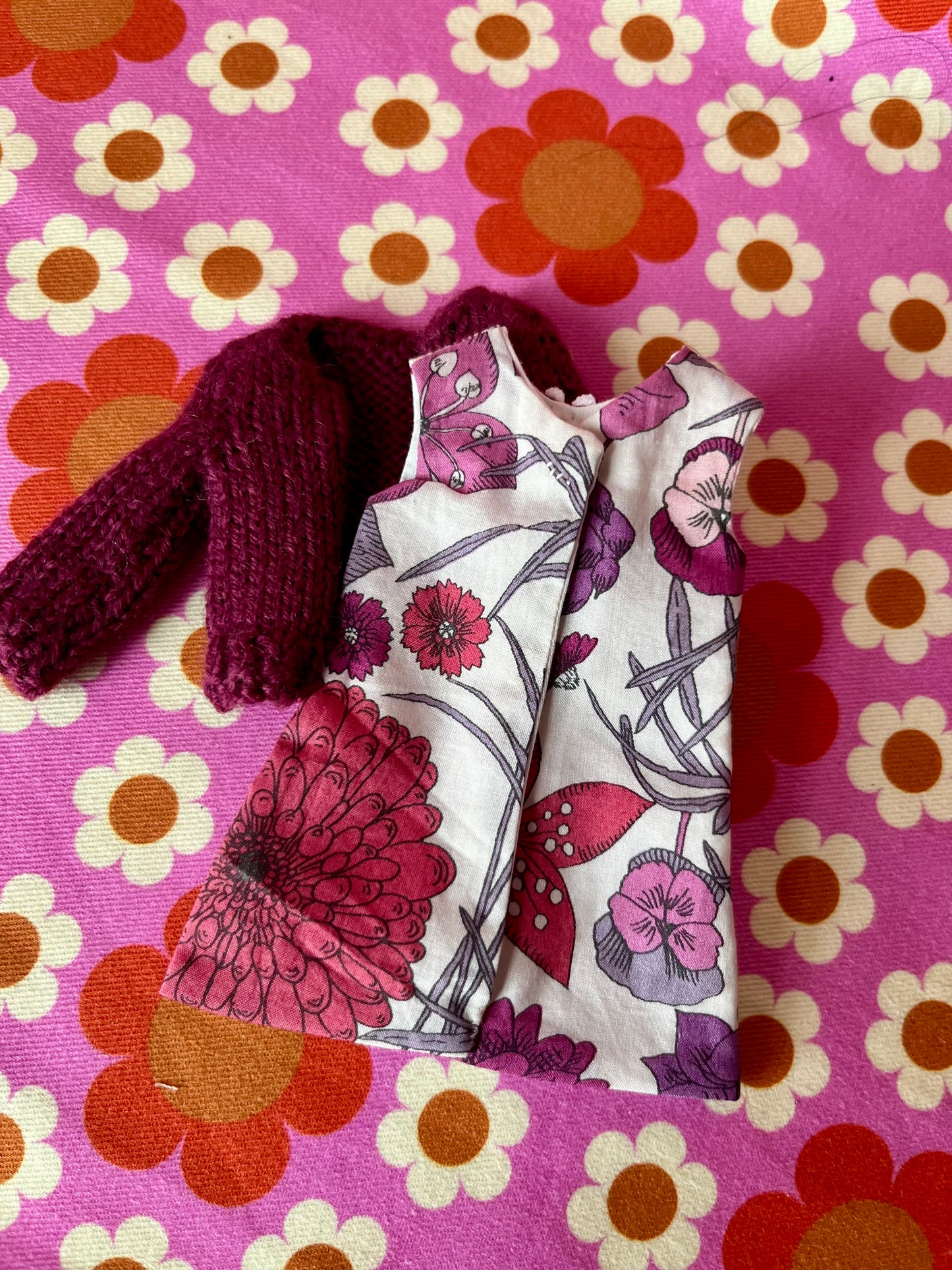 Hello Kitty Liberty Limited Edition Shift Dress & Cardigan for Blythe Doll