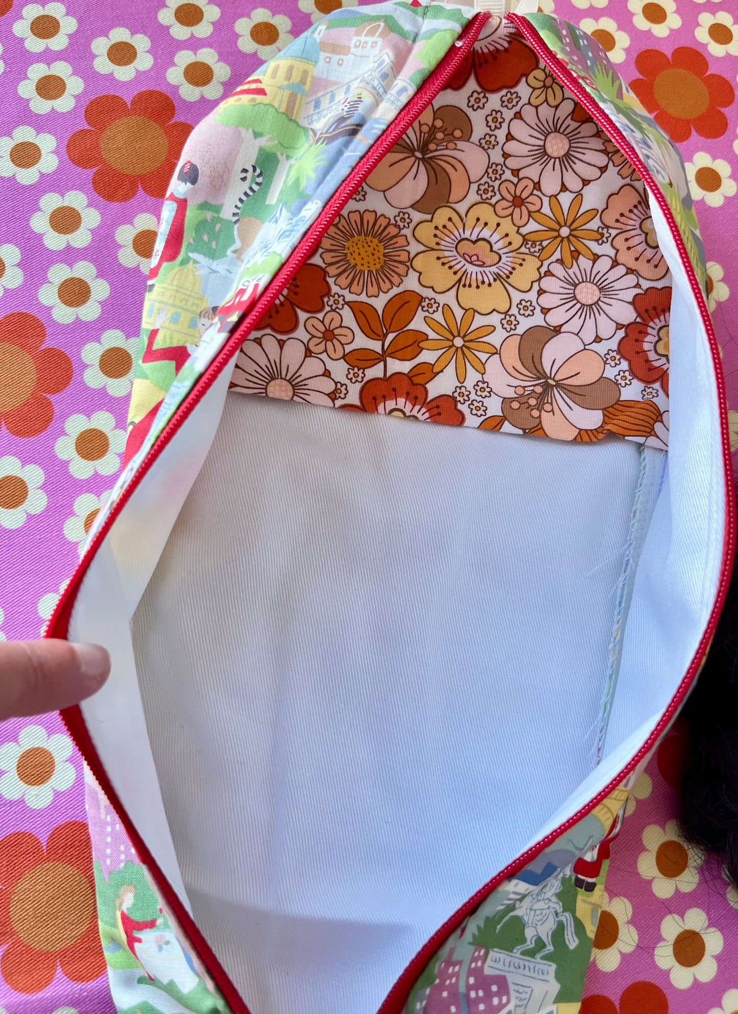 Travel Dress & Matching Carry Case for Neo-Blythe size Doll New York