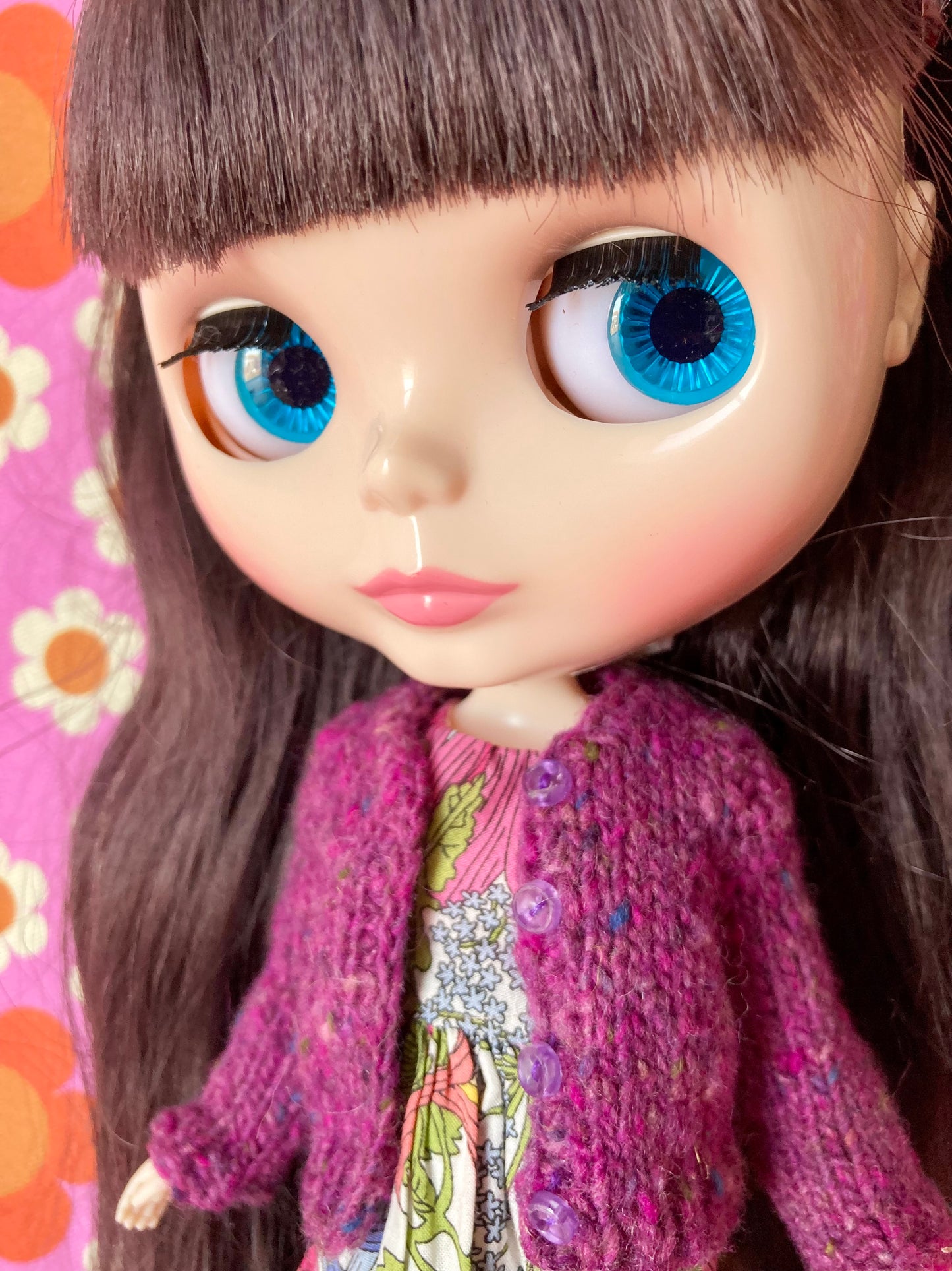Knitted Cardigan for Blythe Doll