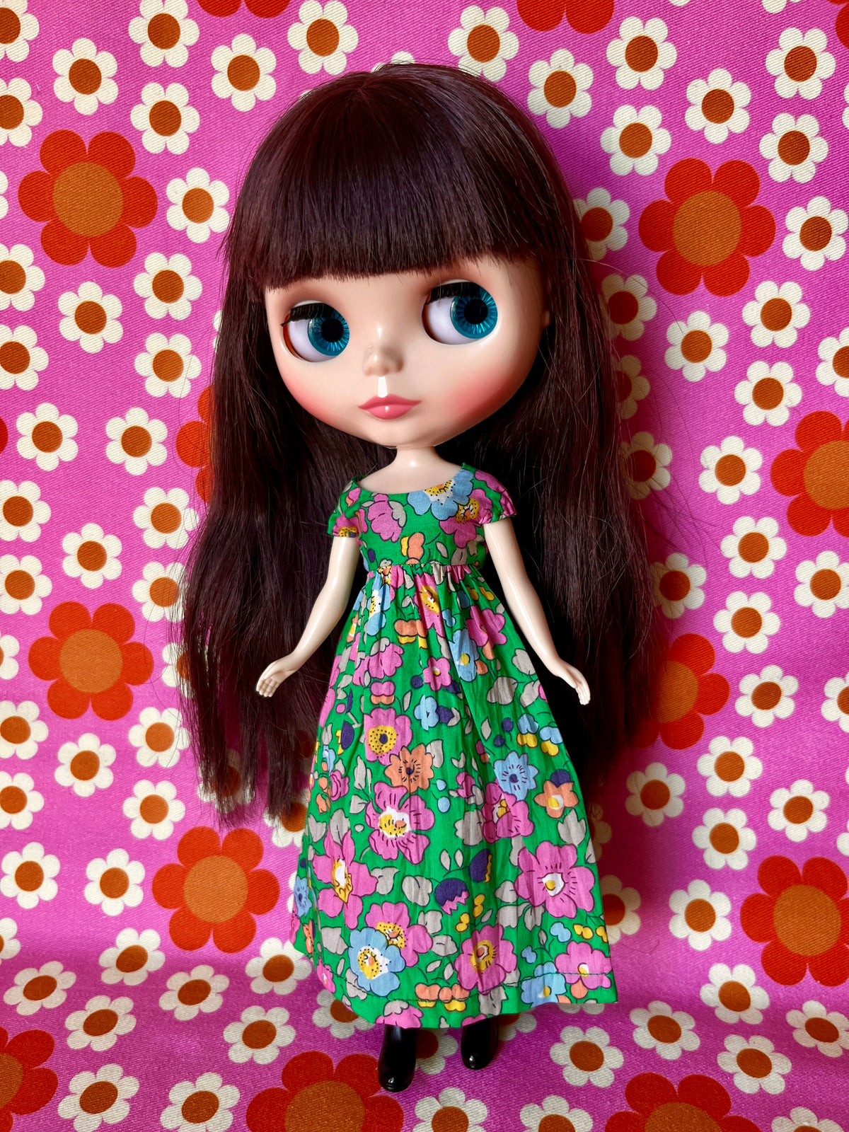 Goth Austen Liberty Regency Dress for Blythe Doll Betsy